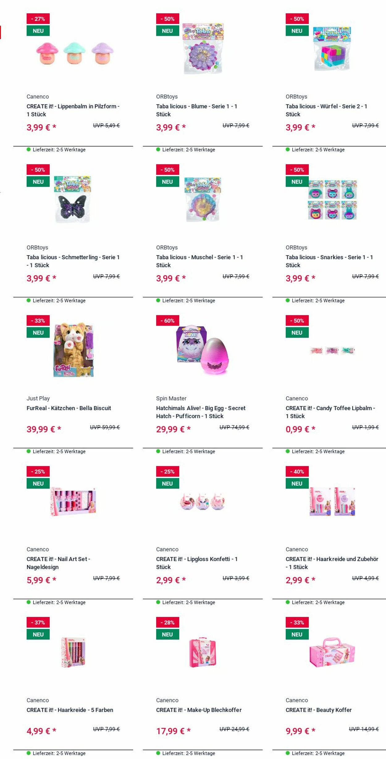 Prospekt Rofu Kinderland 17.11.2025 - 26.11.2025