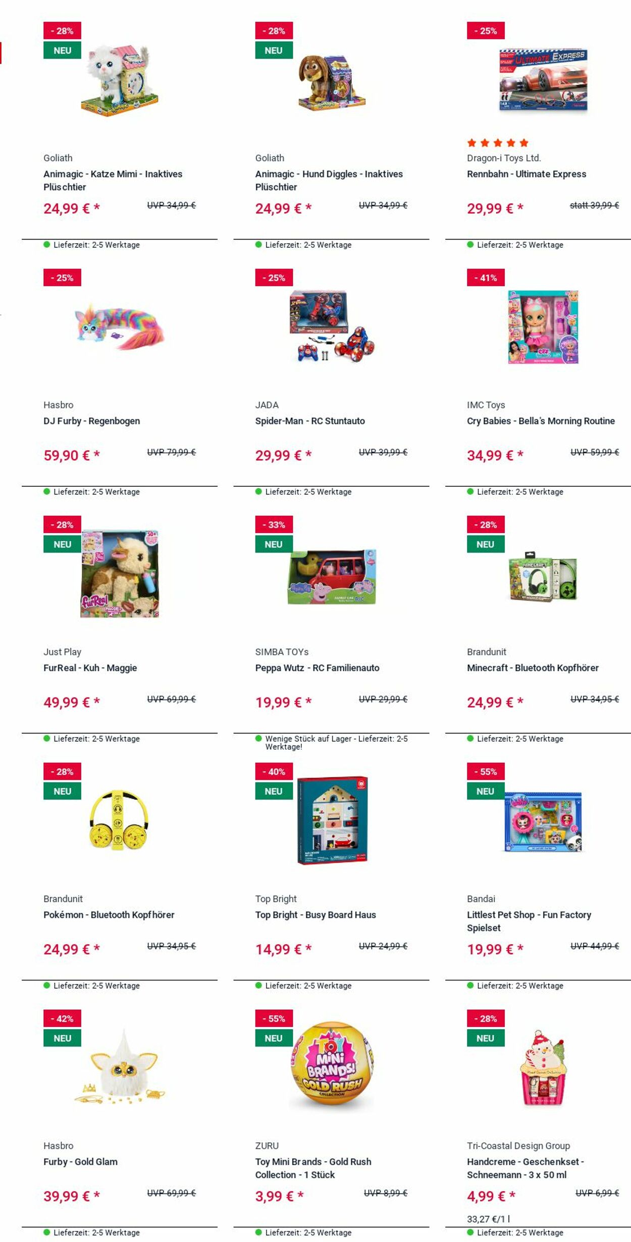 Prospekt Rofu Kinderland 17.11.2025 - 26.11.2025
