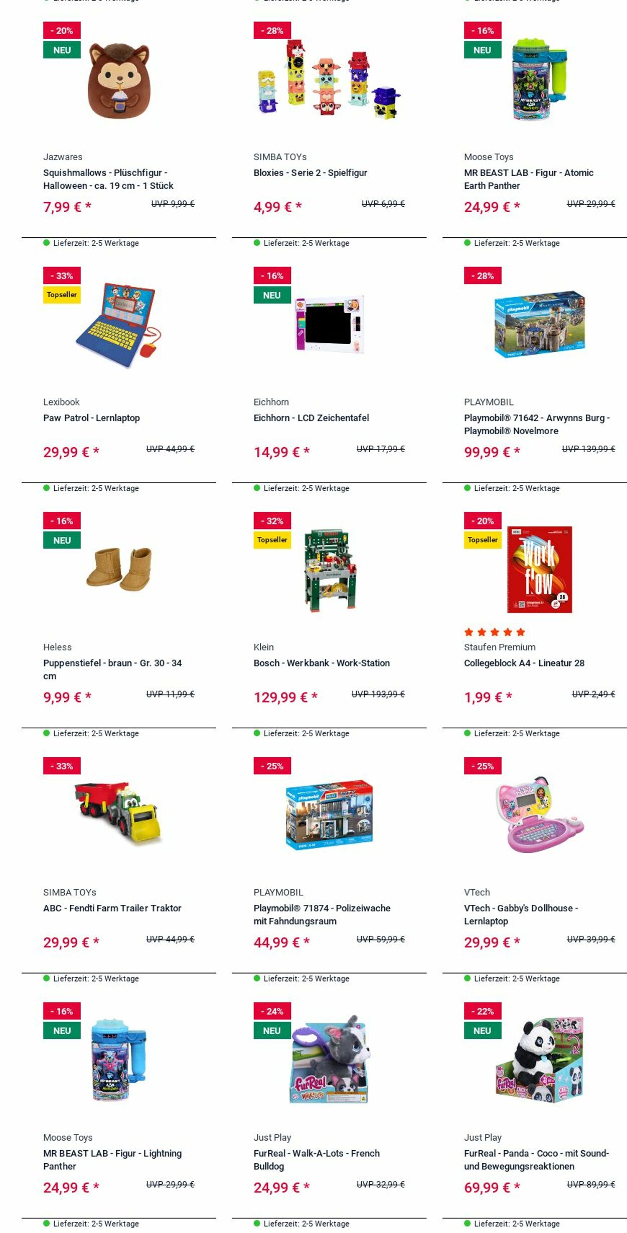 Prospekt Rofu Kinderland 17.11.2025 - 26.11.2025