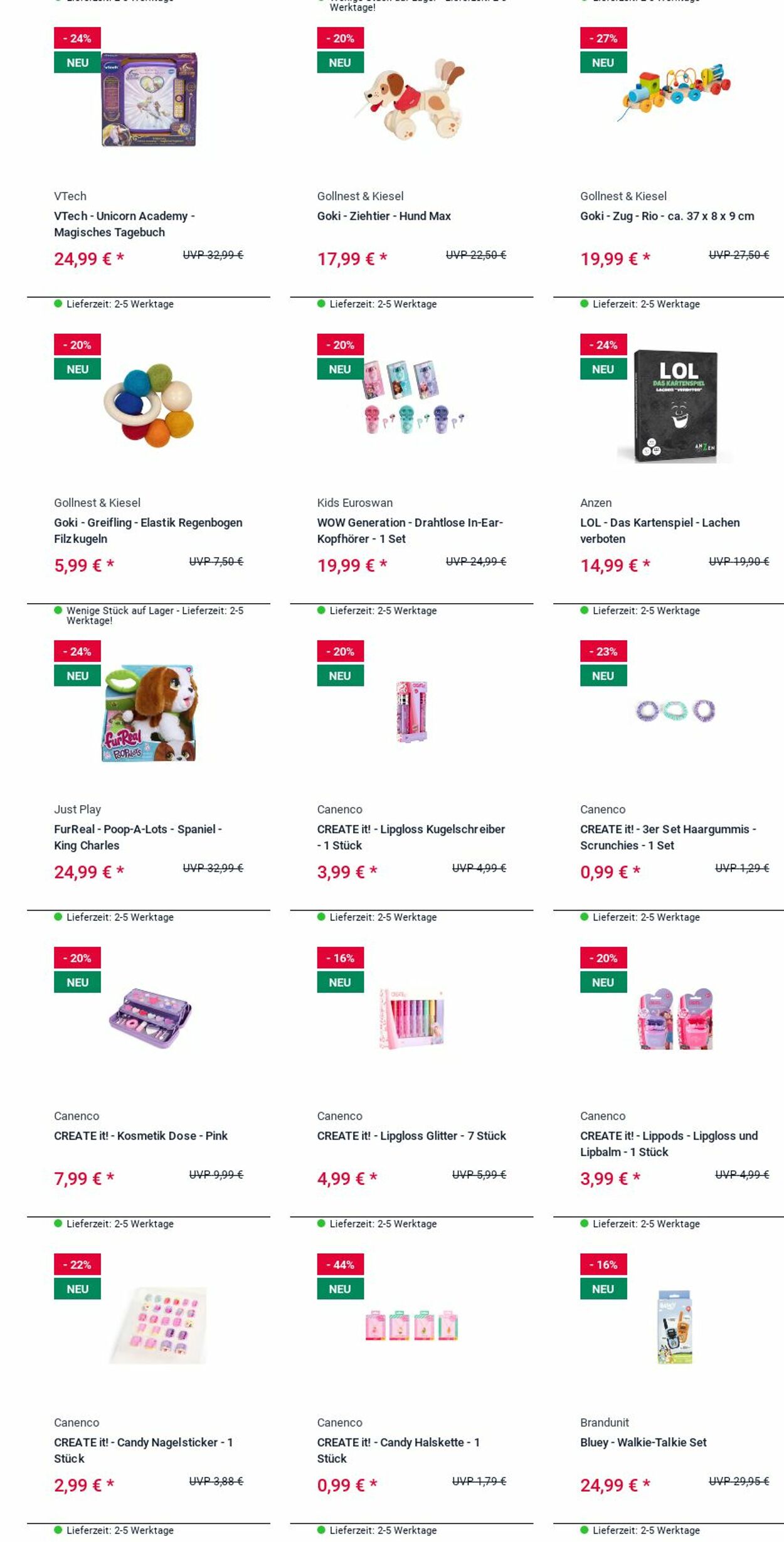 Prospekt Rofu Kinderland 17.11.2025 - 26.11.2025