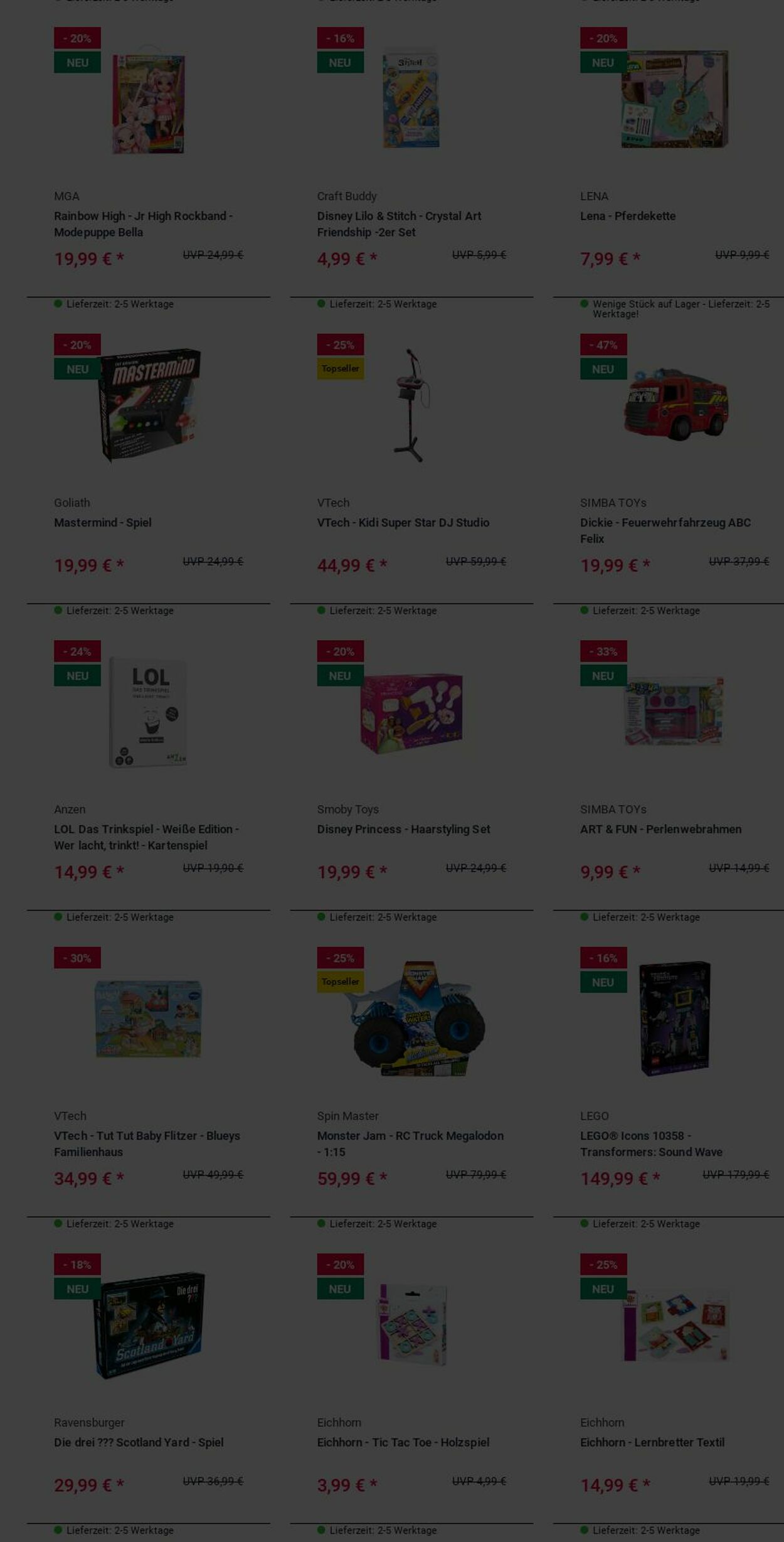 Prospekt Rofu Kinderland 17.11.2025 - 26.11.2025