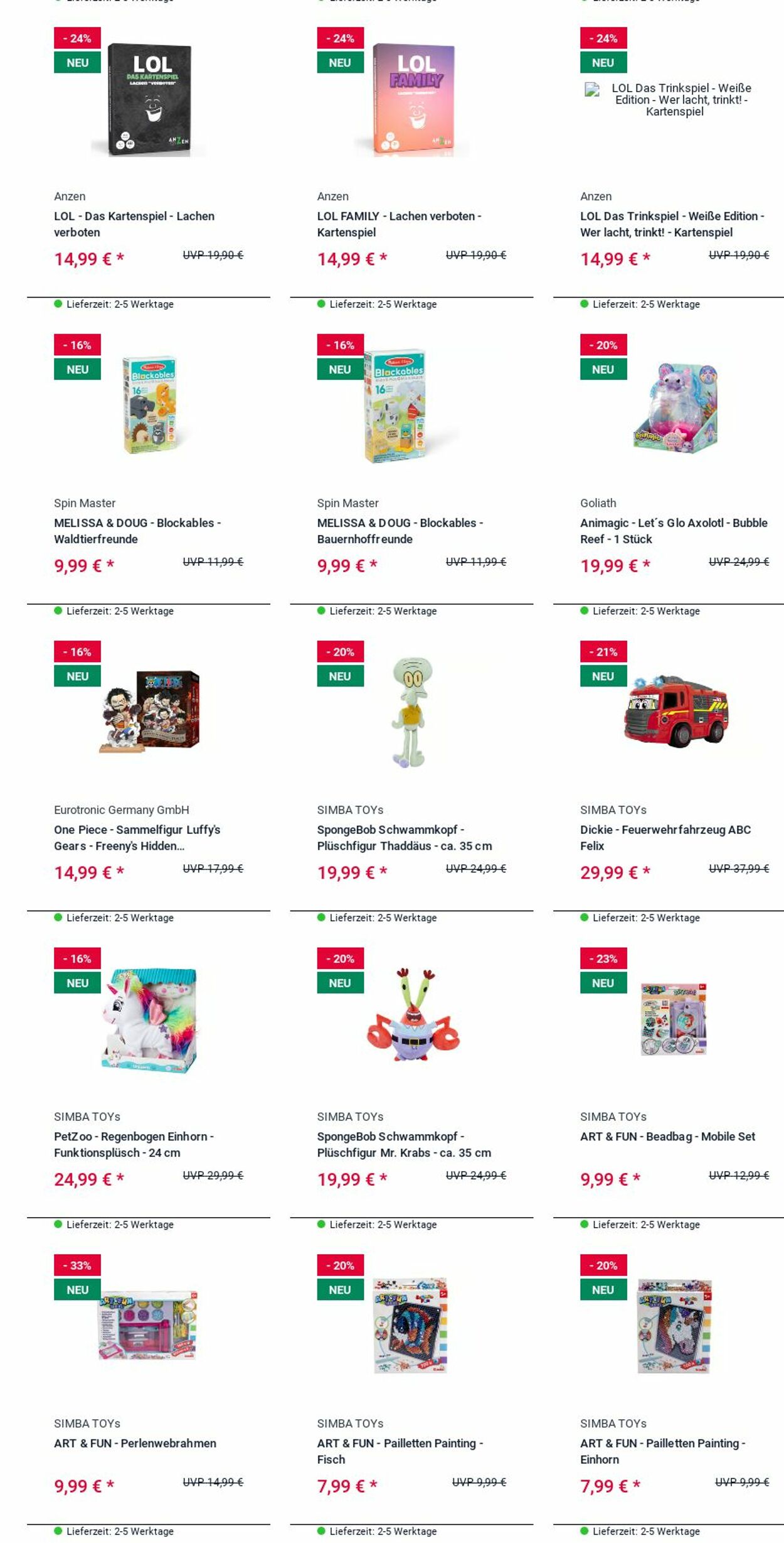 Prospekt Rofu Kinderland 13.10.2025 - 22.10.2025