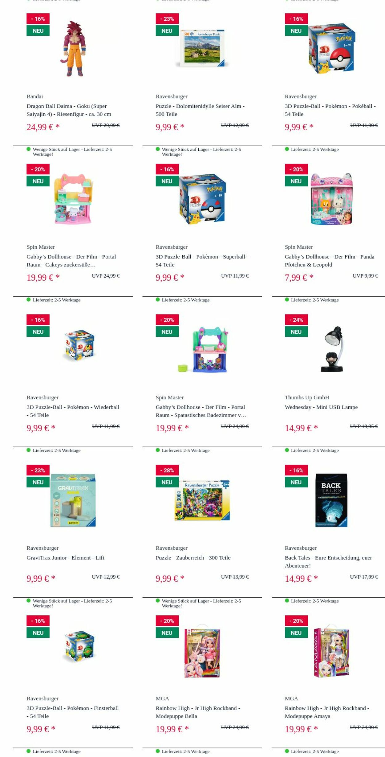 Prospekt Rofu Kinderland 13.10.2025 - 22.10.2025