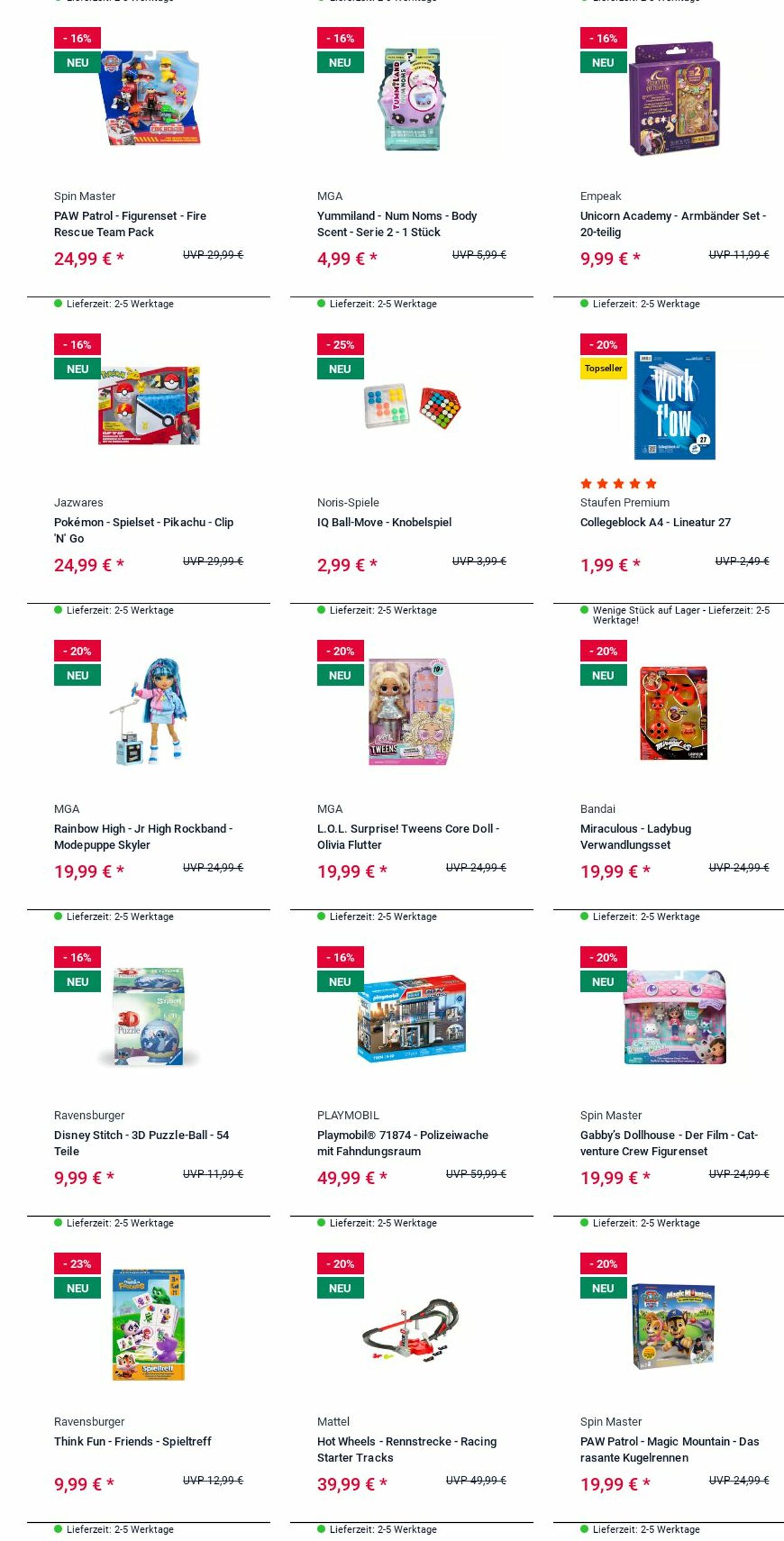 Prospekt Rofu Kinderland 13.10.2025 - 22.10.2025