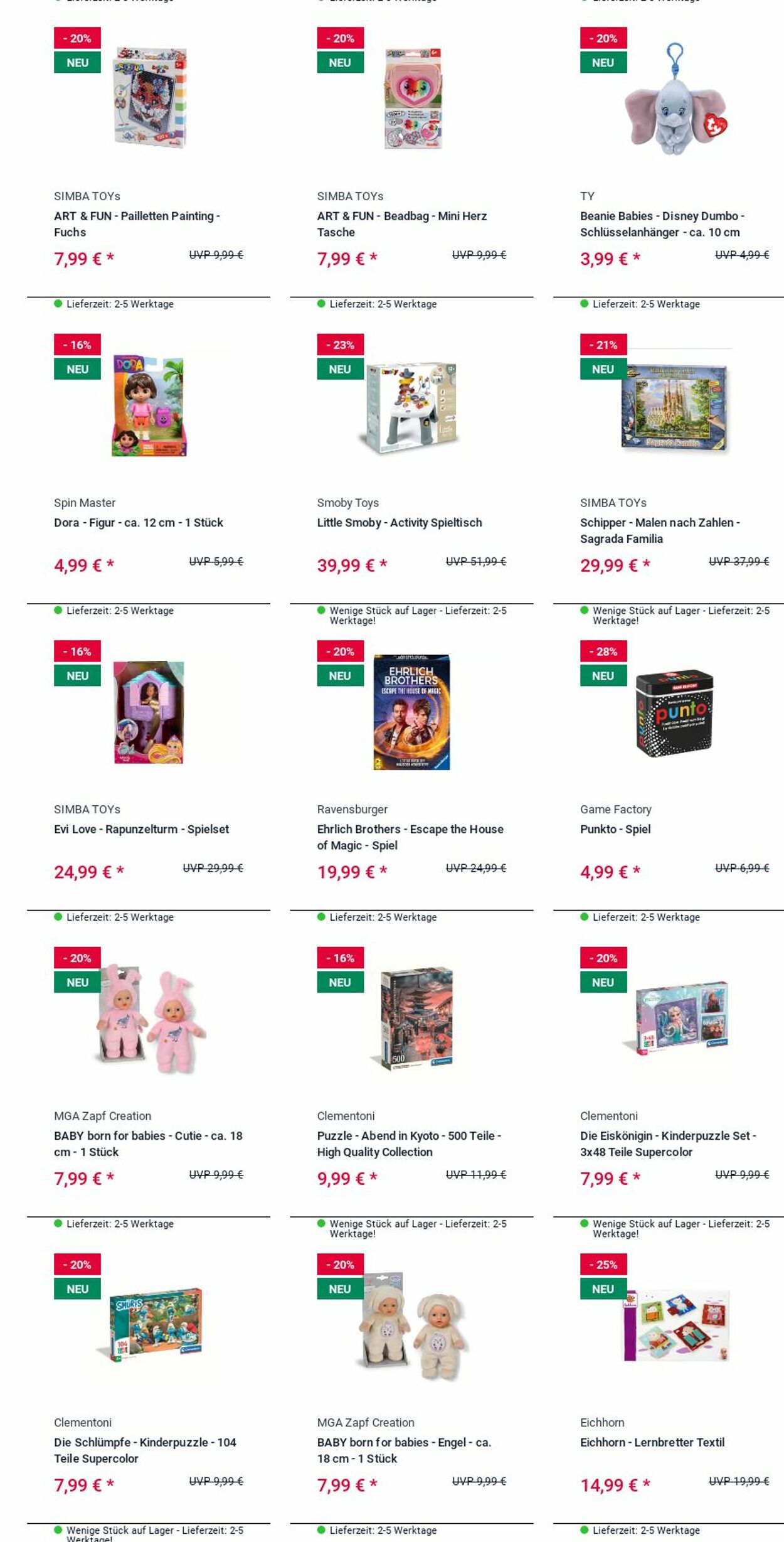 Prospekt Rofu Kinderland 13.10.2025 - 22.10.2025