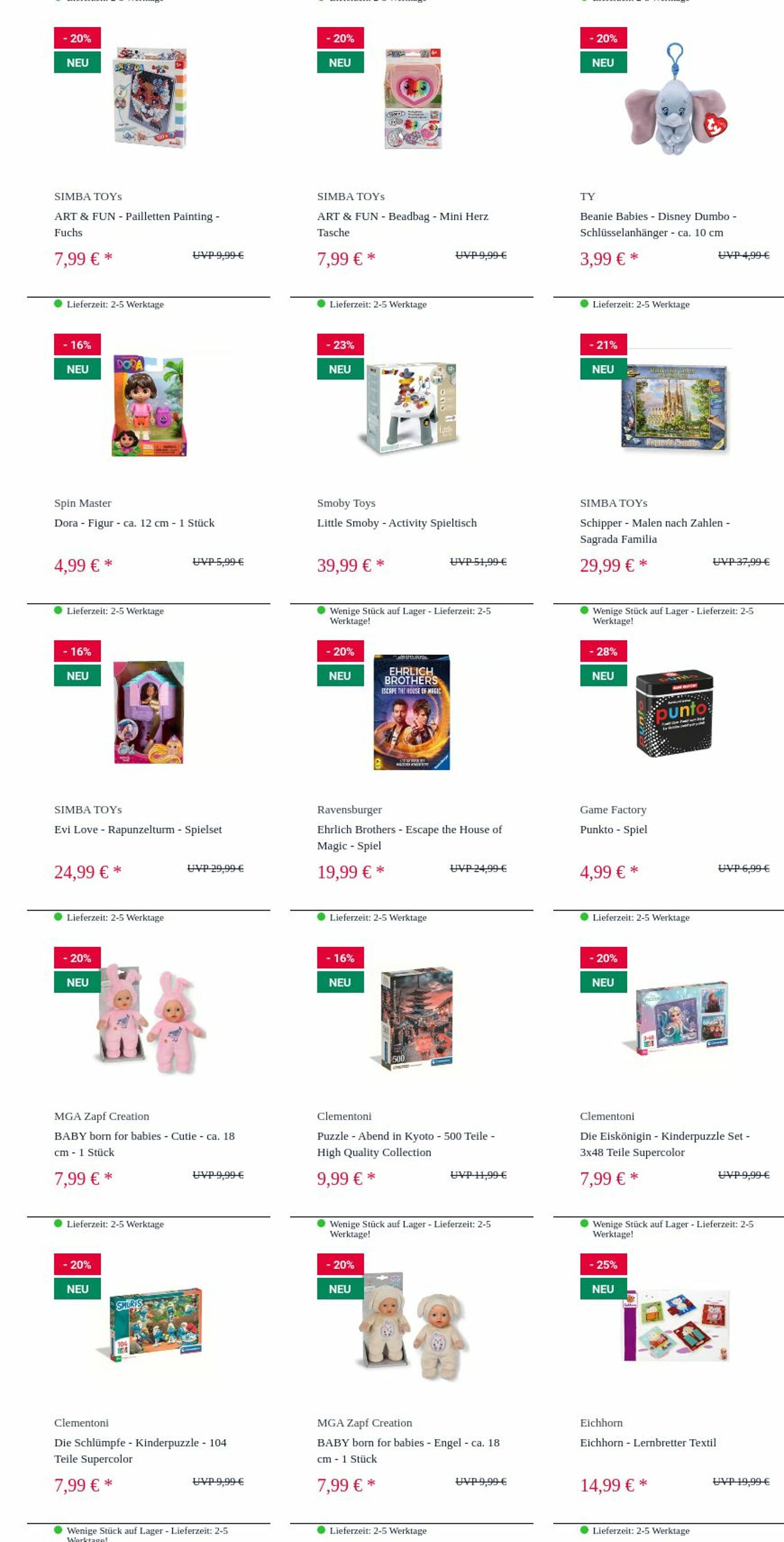 Prospekt Rofu Kinderland 13.10.2025 - 22.10.2025