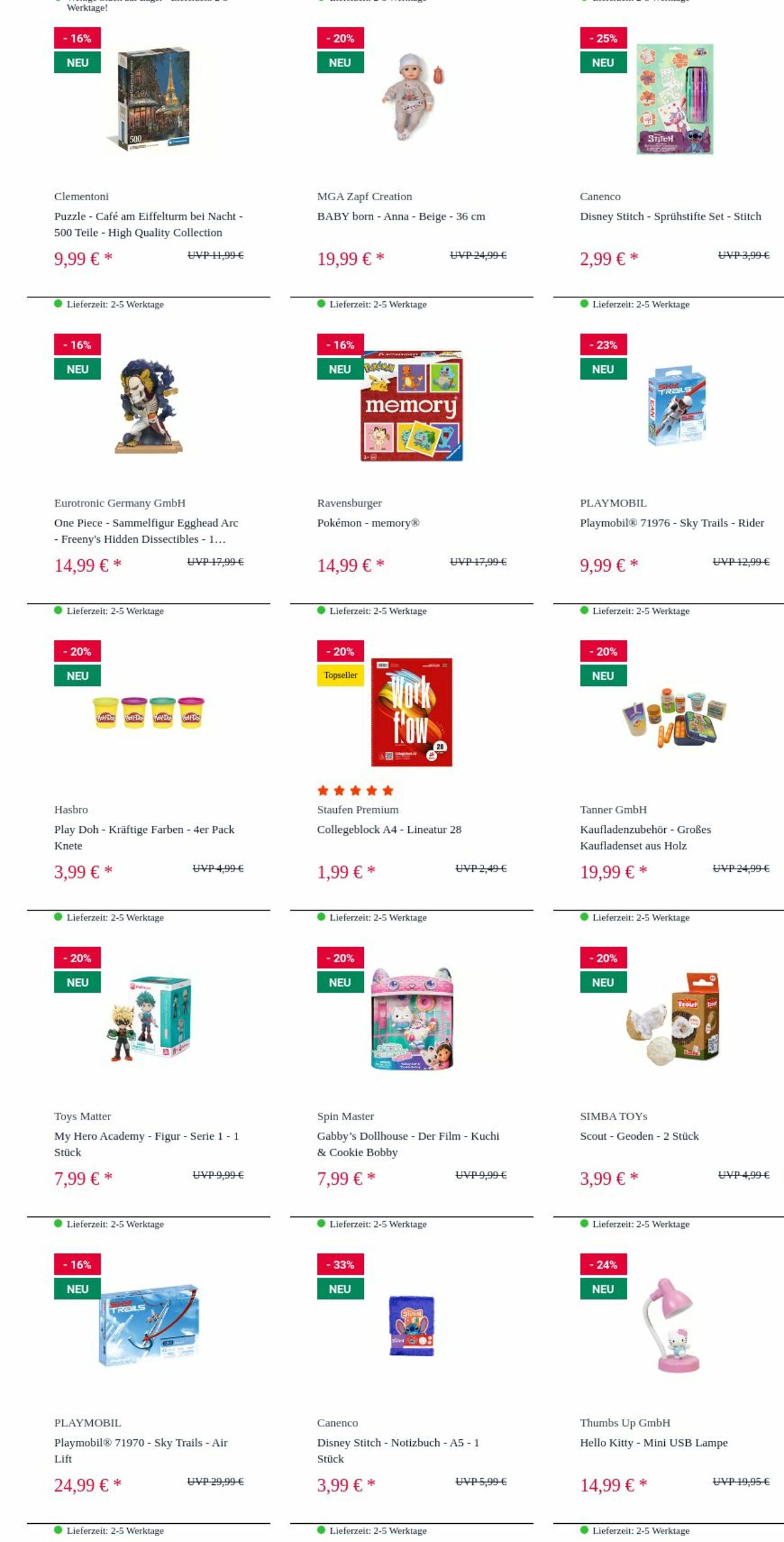 Prospekt Rofu Kinderland 13.10.2025 - 22.10.2025