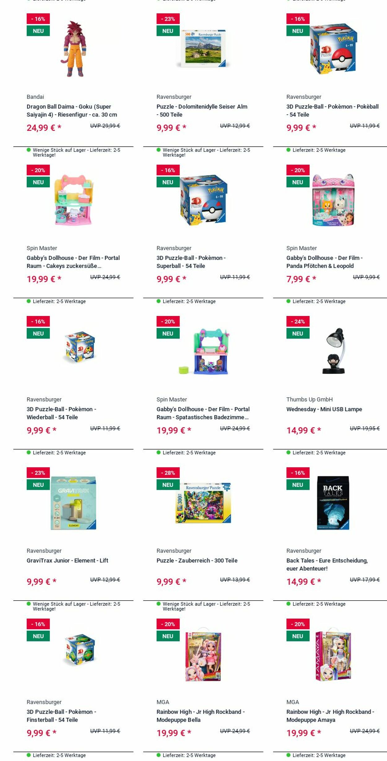 Prospekt Rofu Kinderland 13.10.2025 - 22.10.2025