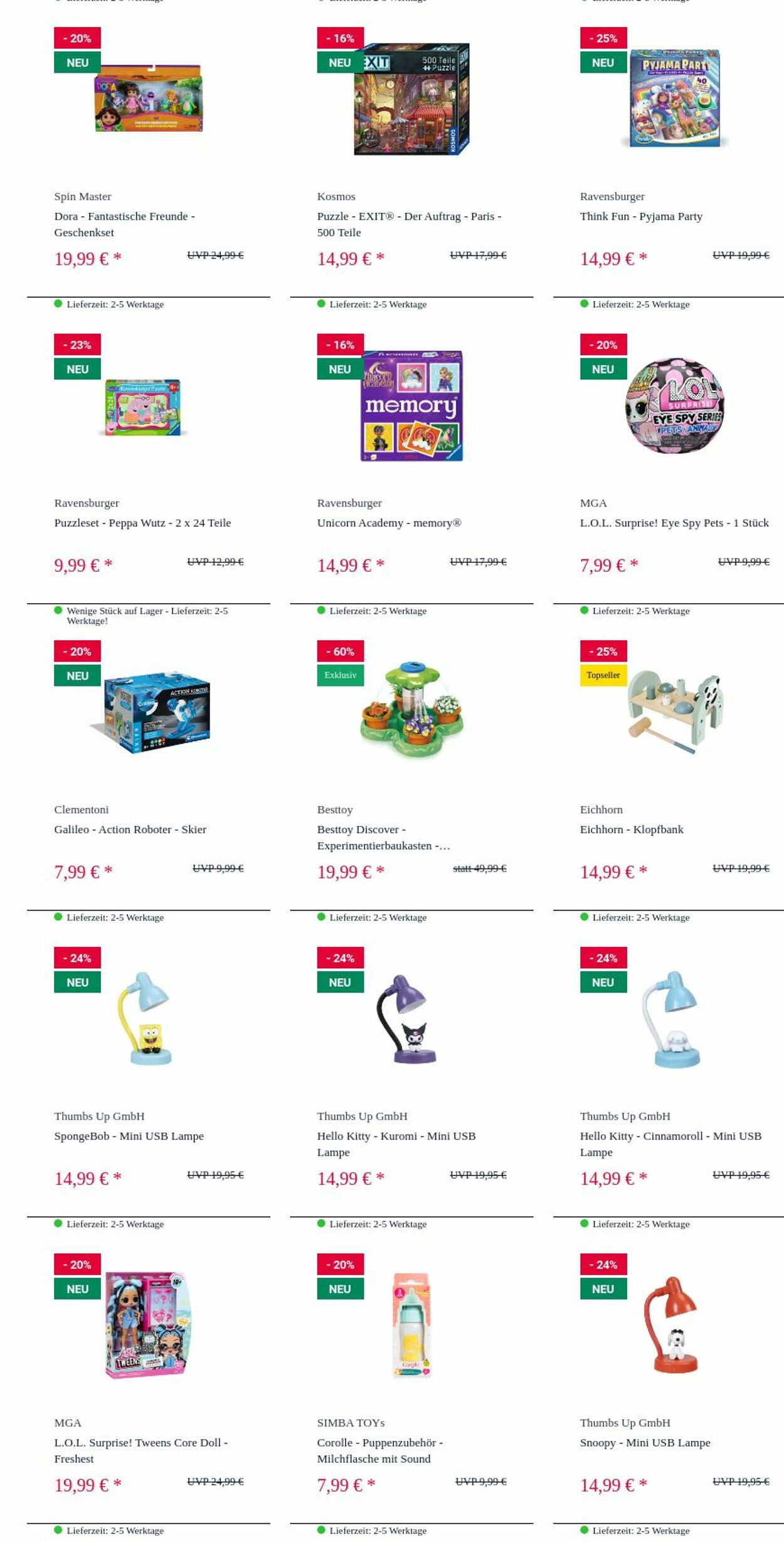 Prospekt Rofu Kinderland 13.10.2025 - 22.10.2025