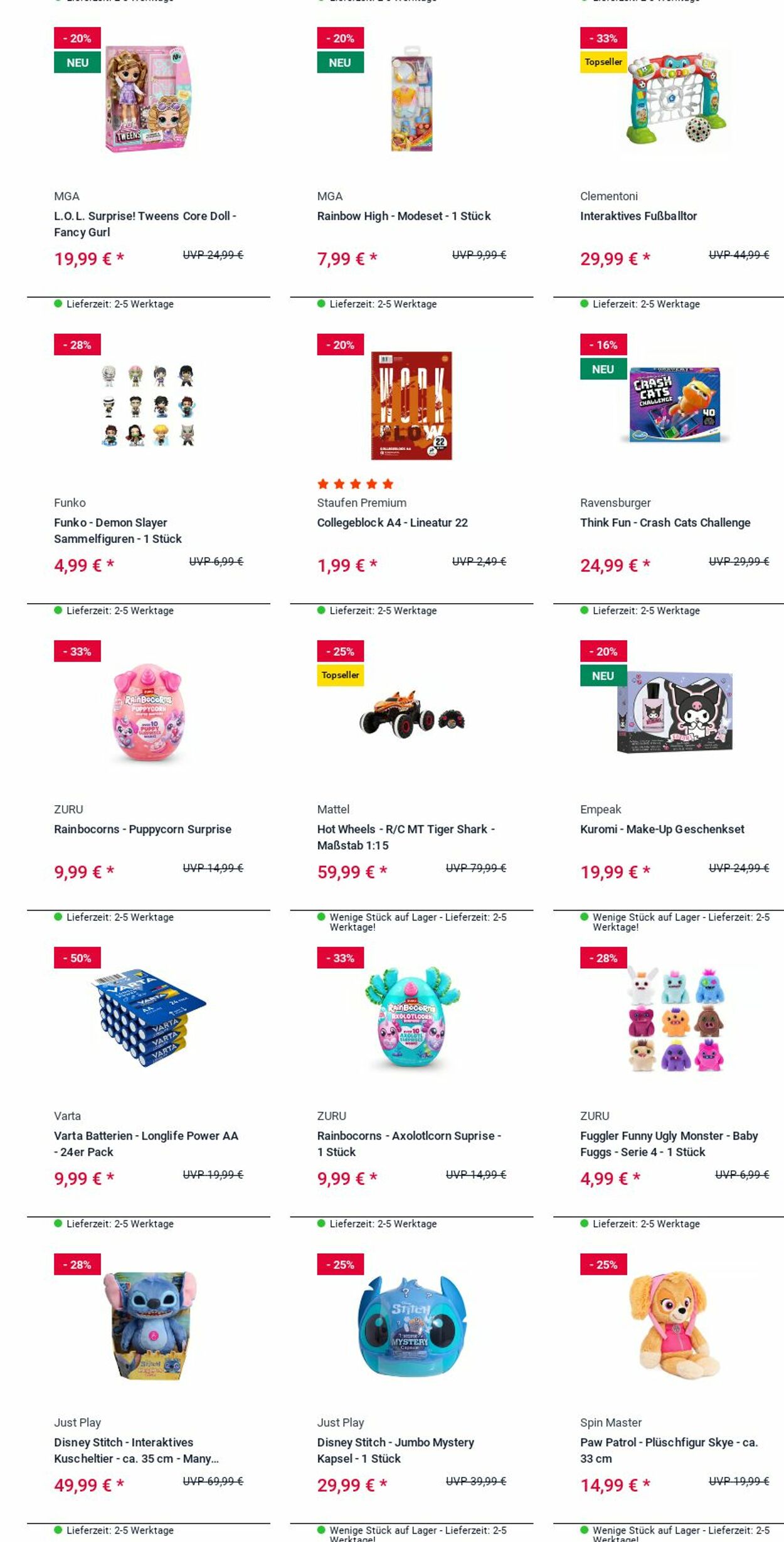 Prospekt Rofu Kinderland 13.10.2025 - 22.10.2025