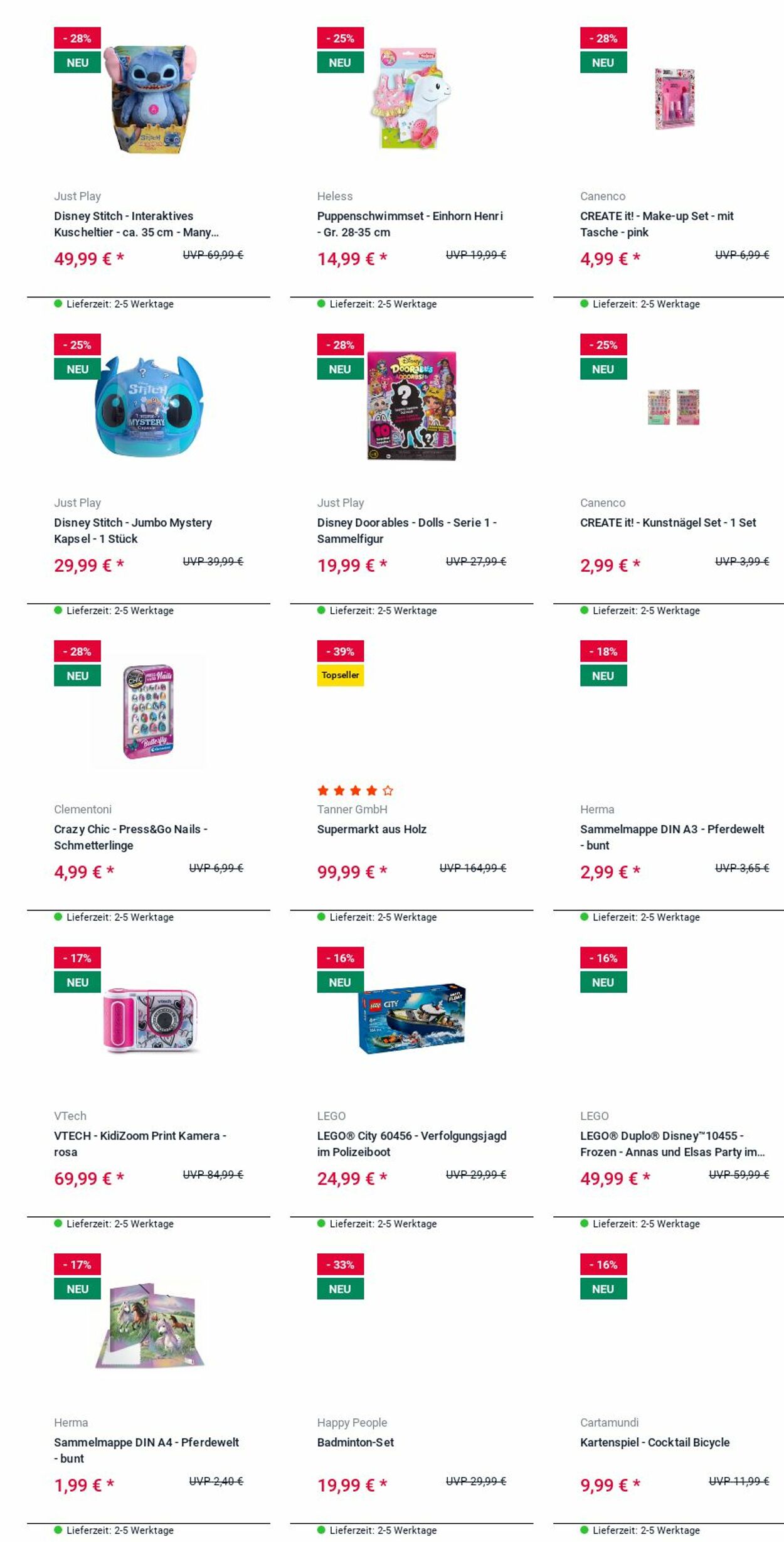 Prospekt Rofu Kinderland 30.06.2025 - 09.07.2025