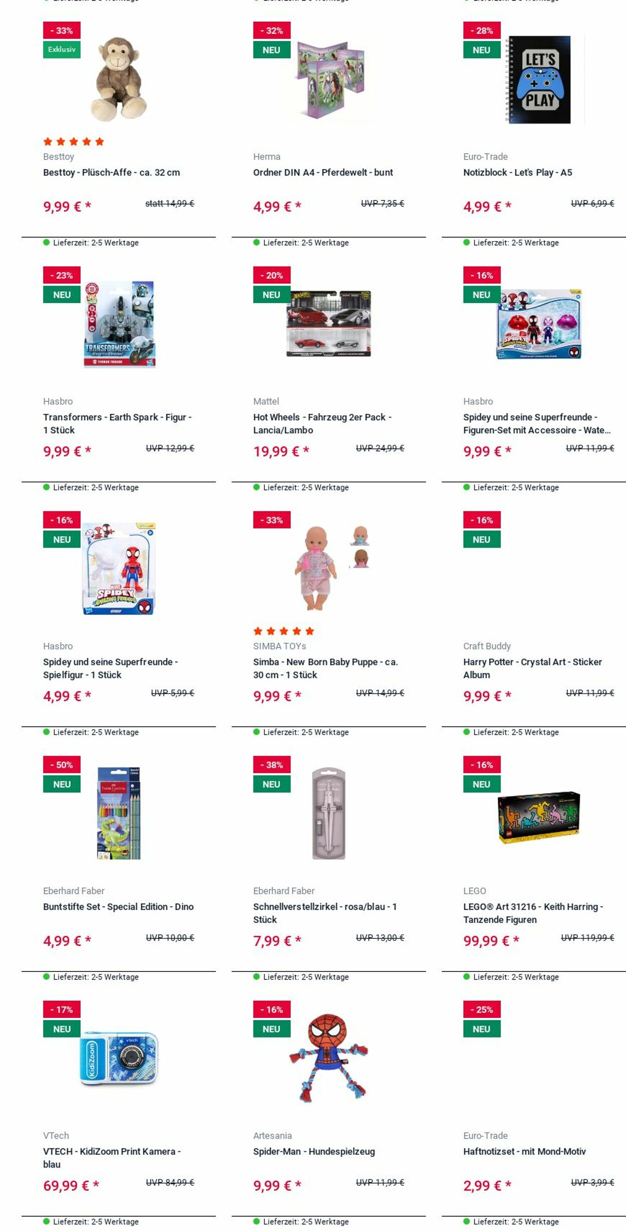 Prospekt Rofu Kinderland 30.06.2025 - 09.07.2025