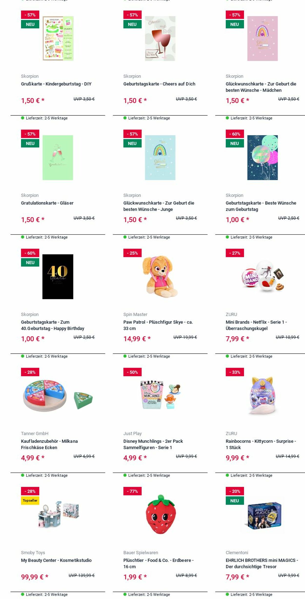 Prospekt Rofu Kinderland 30.06.2025 - 09.07.2025