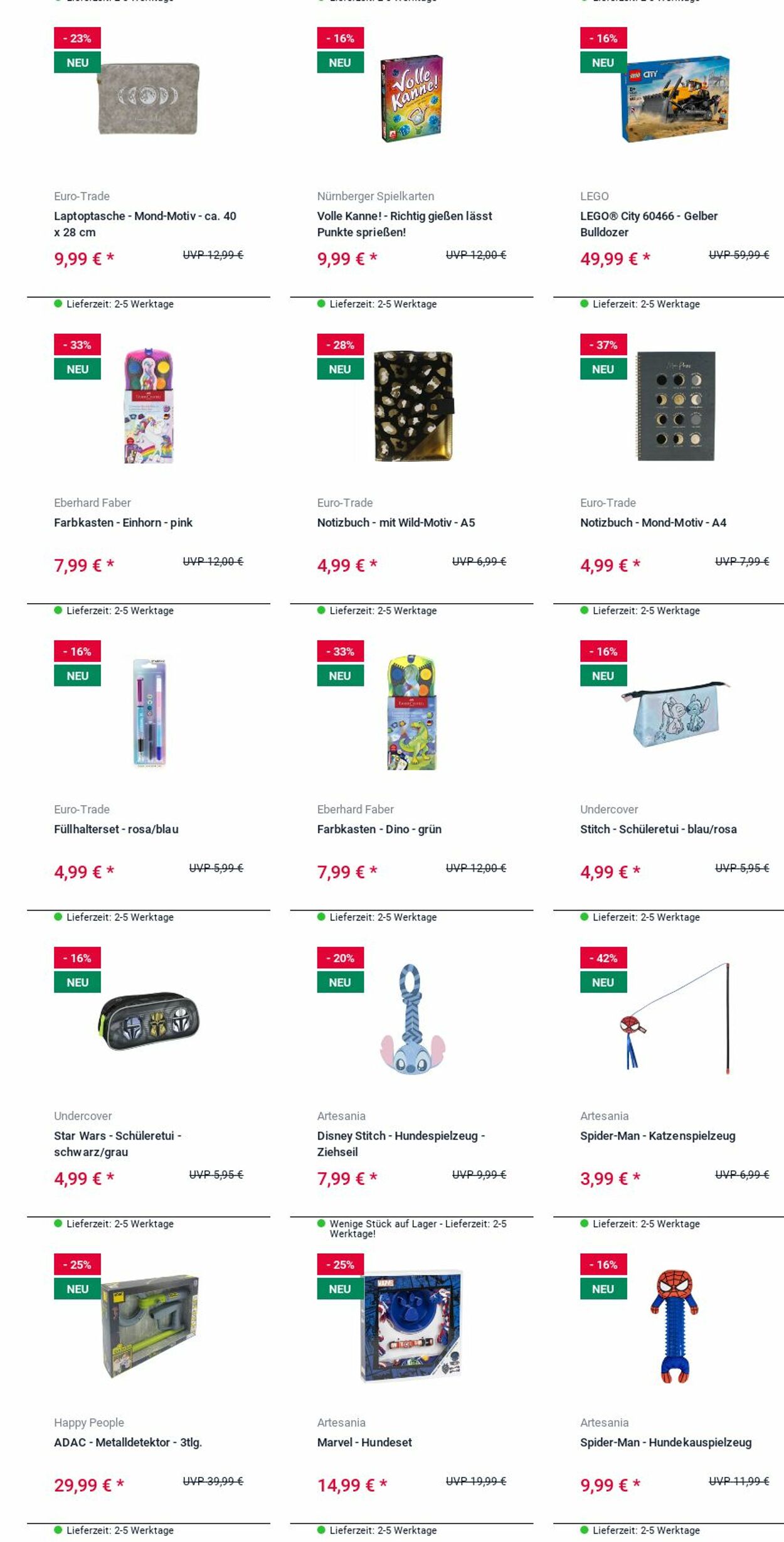 Prospekt Rofu Kinderland 30.06.2025 - 09.07.2025