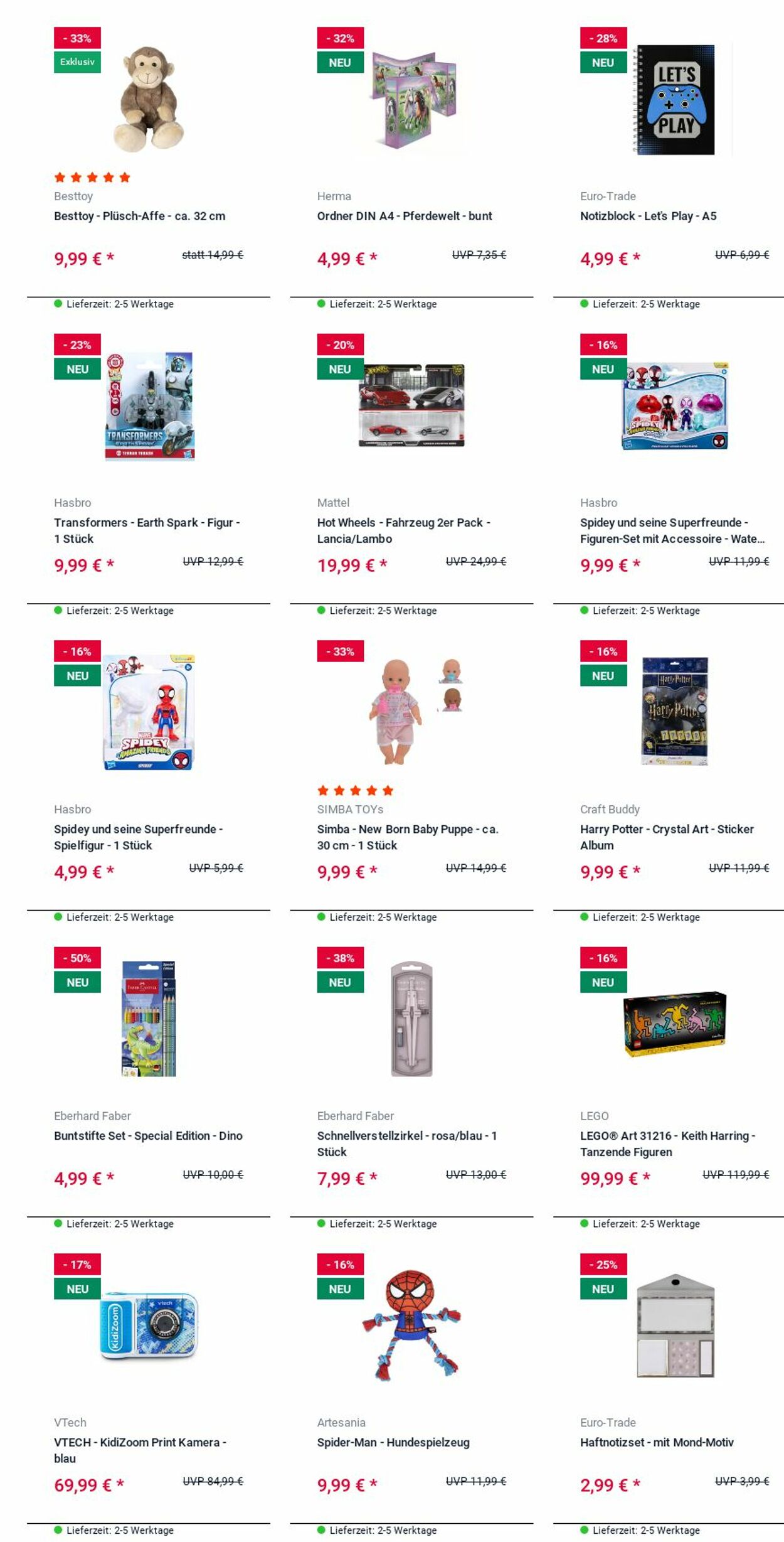 Prospekt Rofu Kinderland 30.06.2025 - 09.07.2025