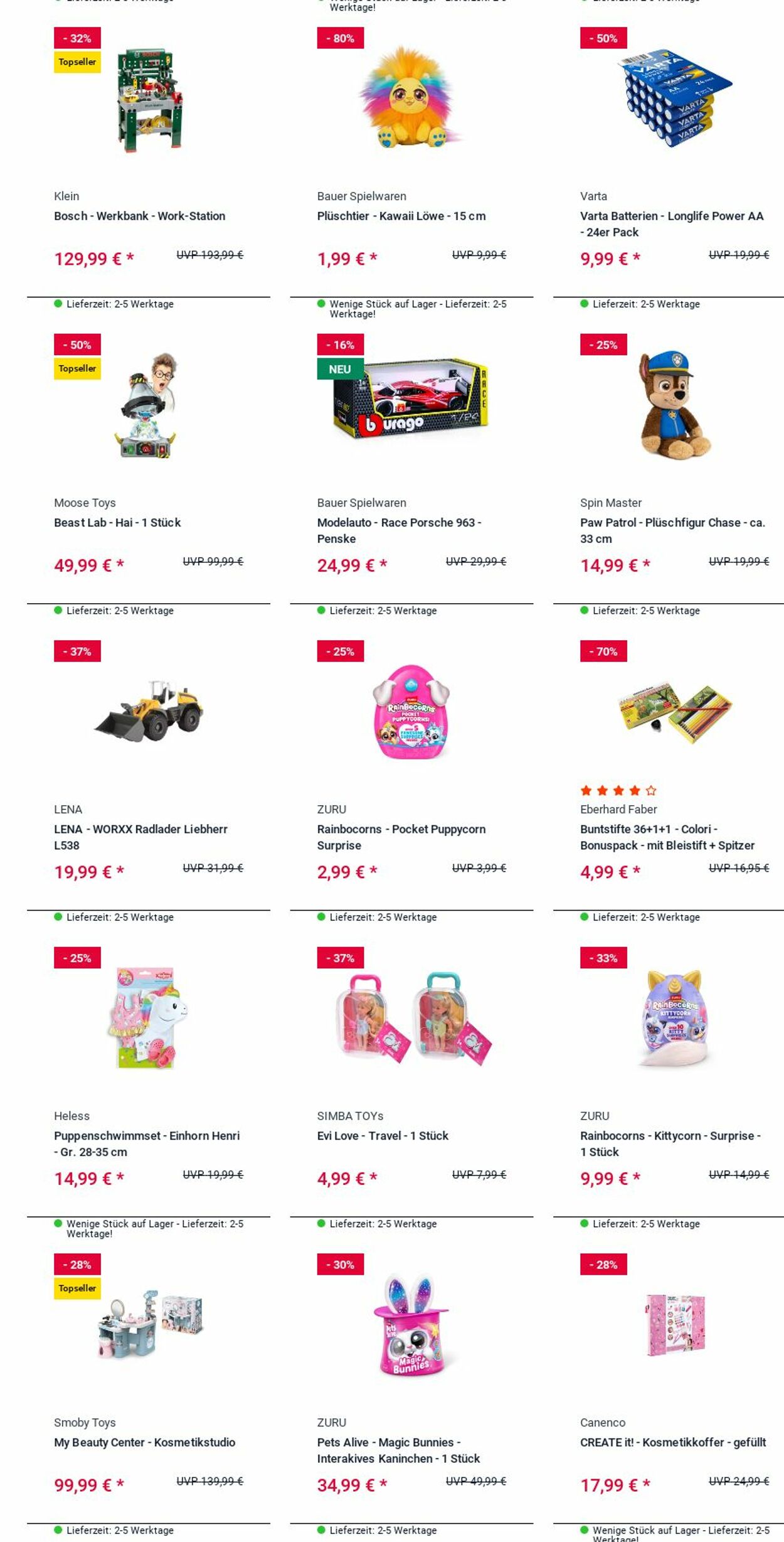 Prospekt Rofu Kinderland 18.08.2025 - 27.08.2025
