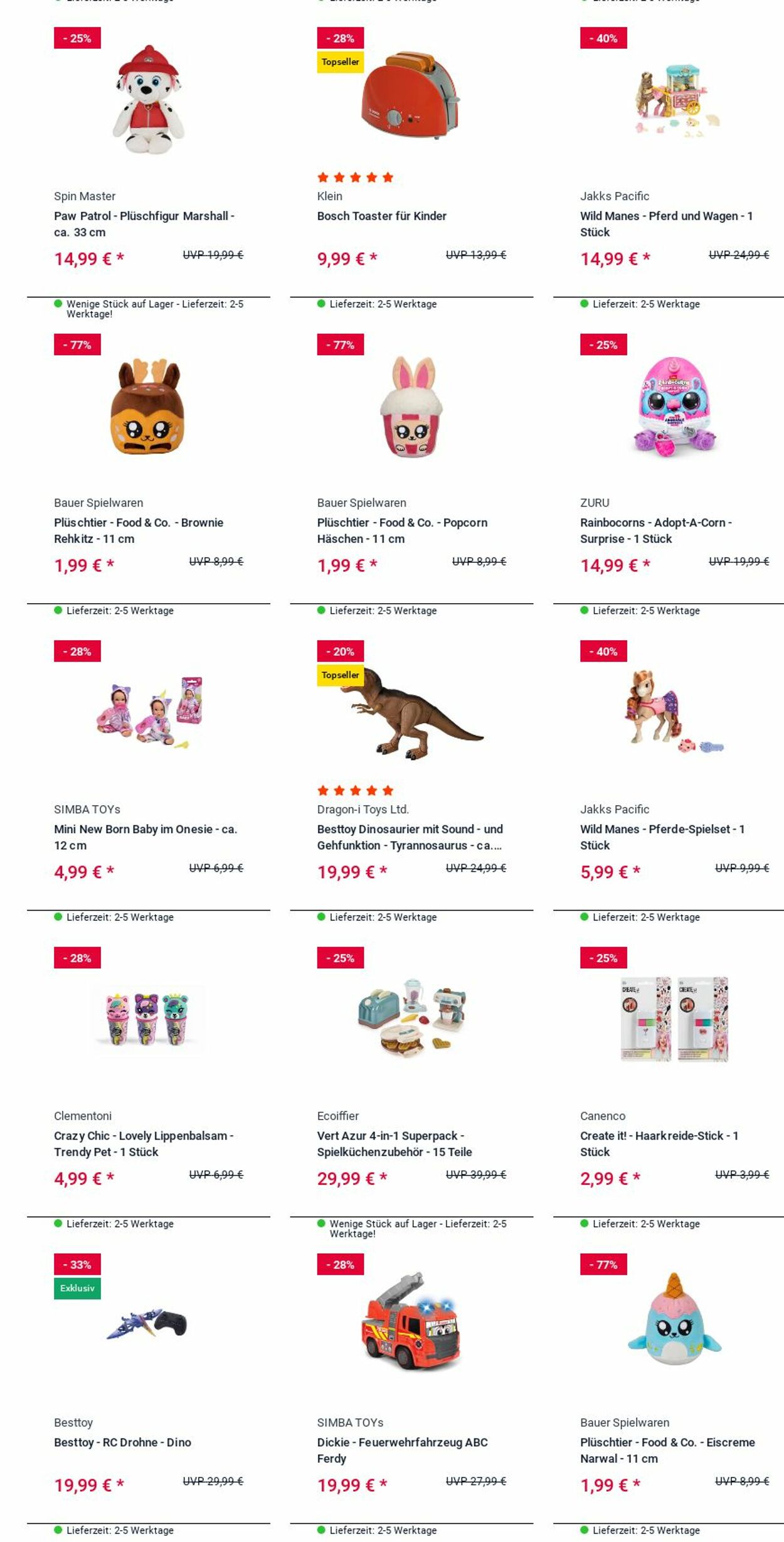 Prospekt Rofu Kinderland 18.08.2025 - 27.08.2025