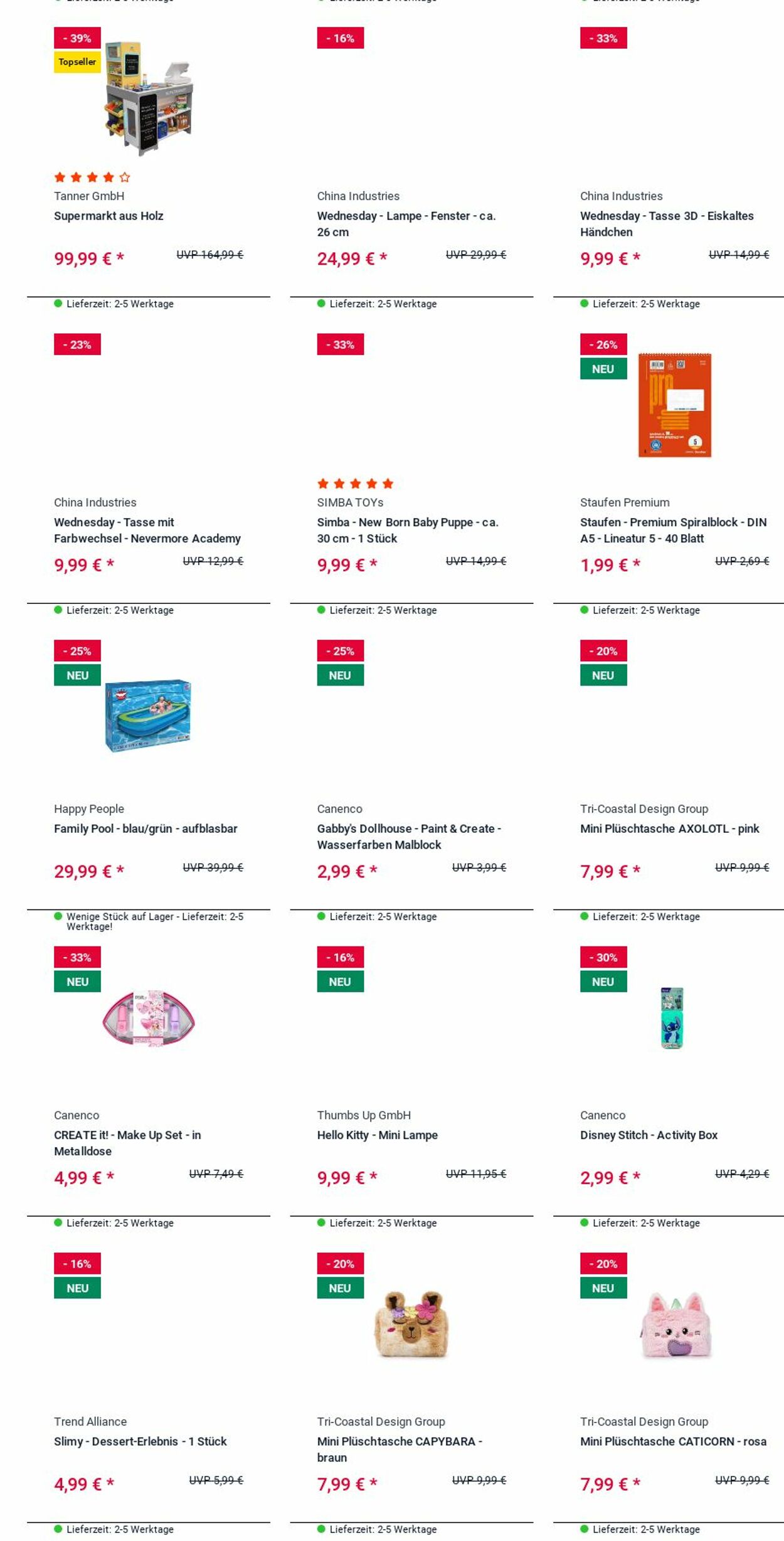 Prospekt Rofu Kinderland 18.08.2025 - 27.08.2025