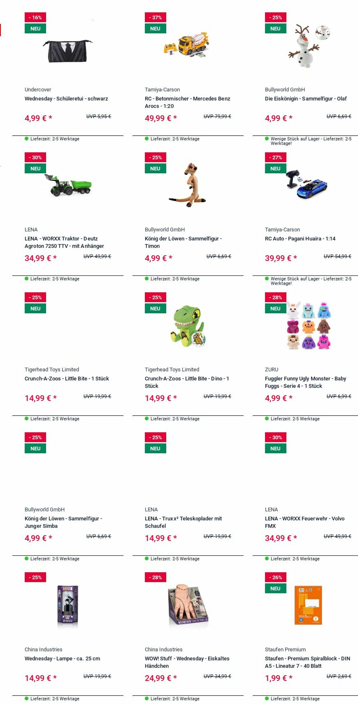 Prospekt Rofu Kinderland 18.08.2025 - 27.08.2025