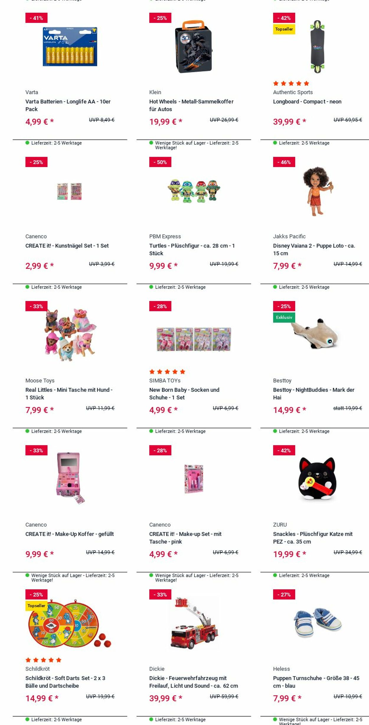 Prospekt Rofu Kinderland 18.08.2025 - 27.08.2025