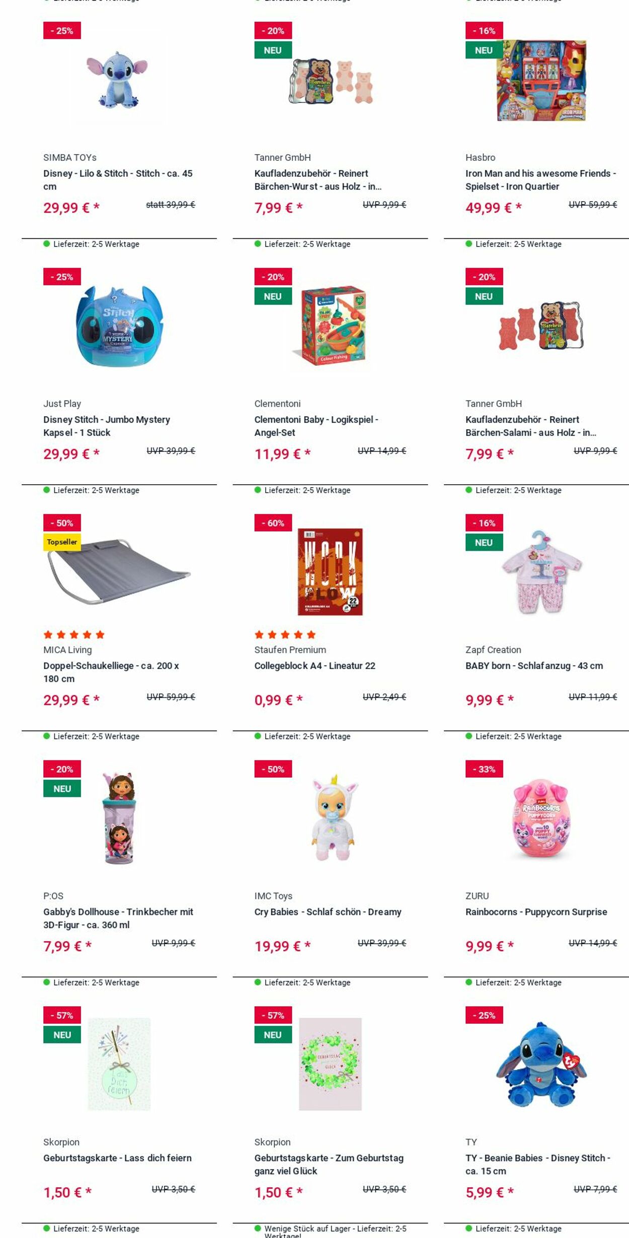 Prospekt Rofu Kinderland 18.08.2025 - 27.08.2025