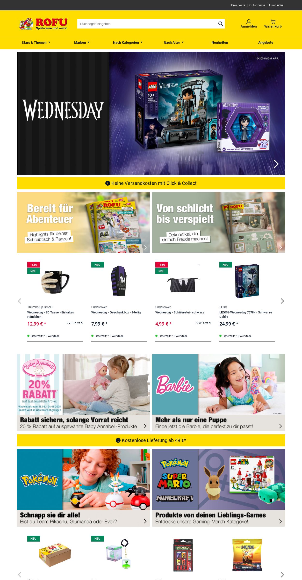 Prospekt Rofu Kinderland 18.08.2025 - 27.08.2025
