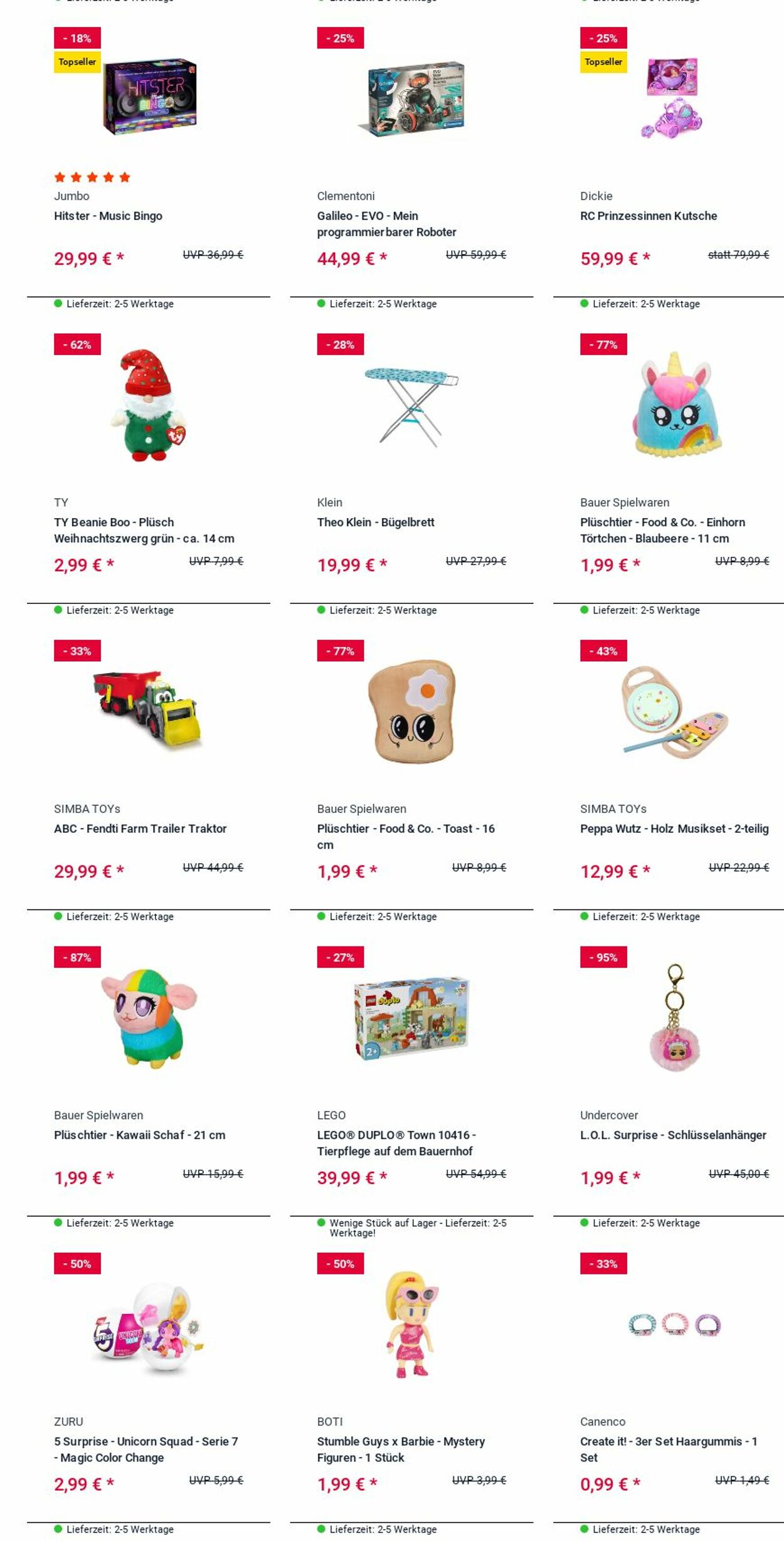 Prospekt Rofu Kinderland 18.08.2025 - 27.08.2025