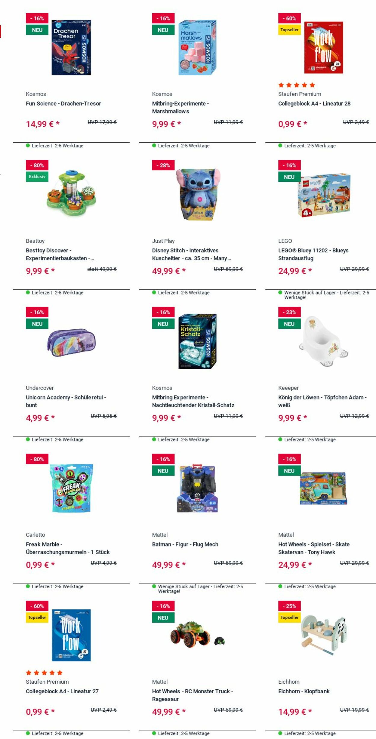 Prospekt Rofu Kinderland 18.08.2025 - 27.08.2025