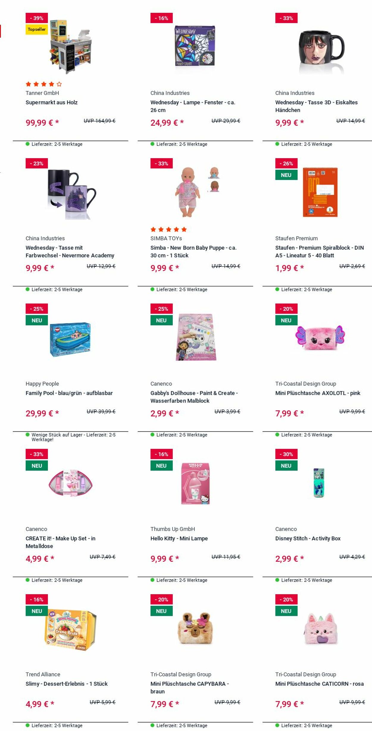 Prospekt Rofu Kinderland 18.08.2025 - 27.08.2025