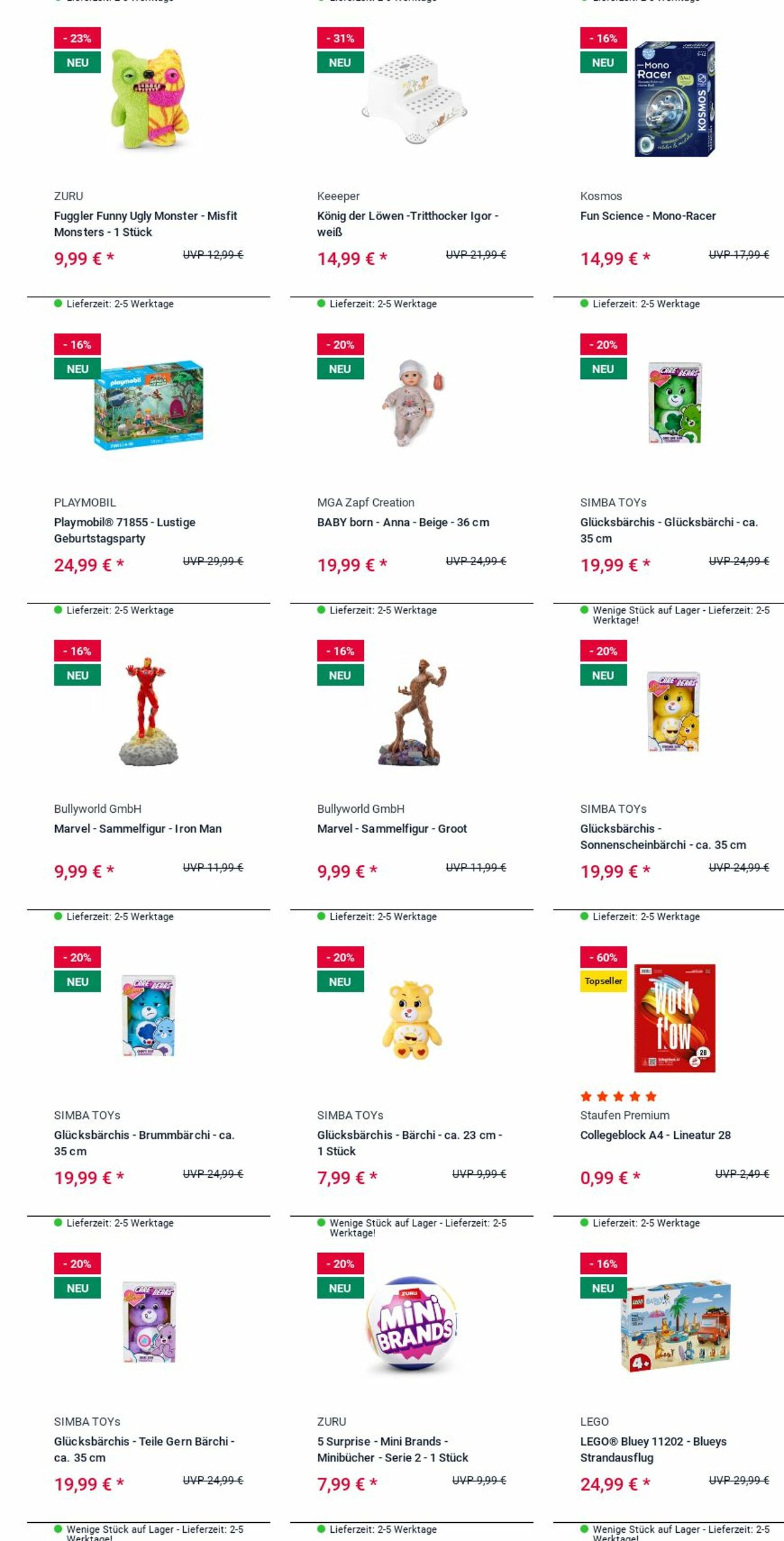 Prospekt Rofu Kinderland 01.09.2025 - 10.09.2025