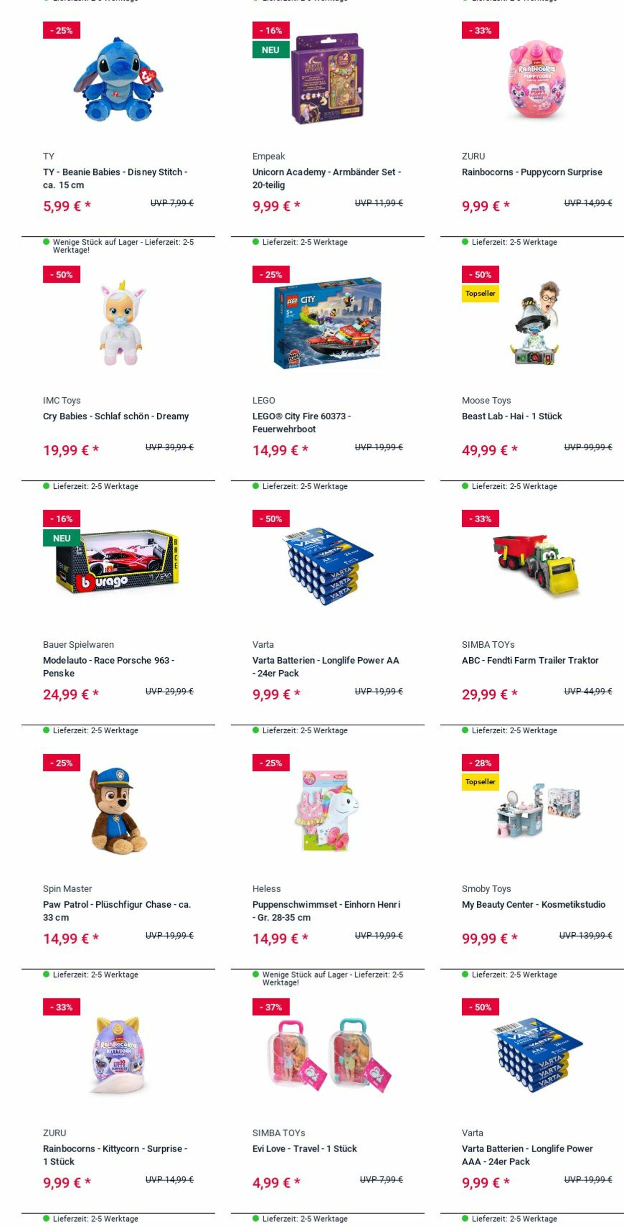 Prospekt Rofu Kinderland 01.09.2025 - 10.09.2025