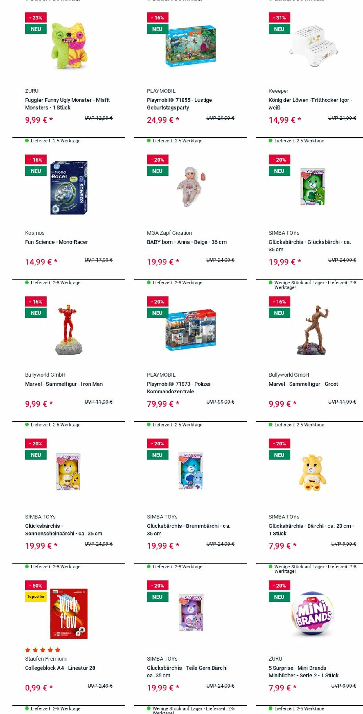 Prospekt Rofu Kinderland 01.09.2025 - 10.09.2025