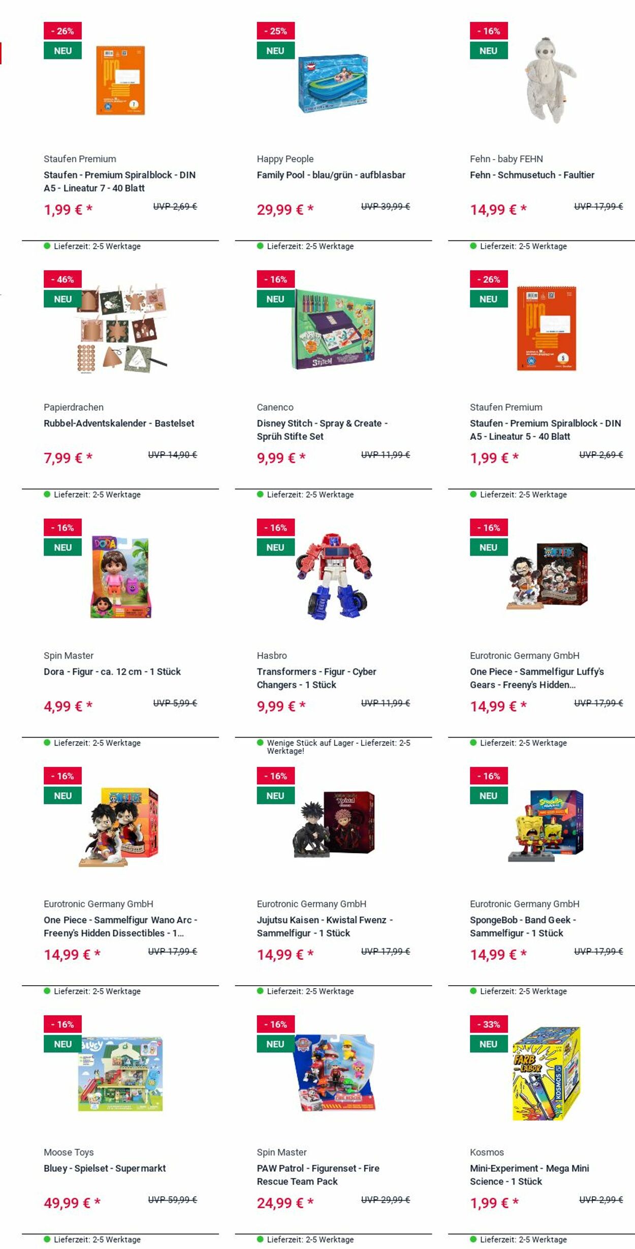 Prospekt Rofu Kinderland 01.09.2025 - 10.09.2025