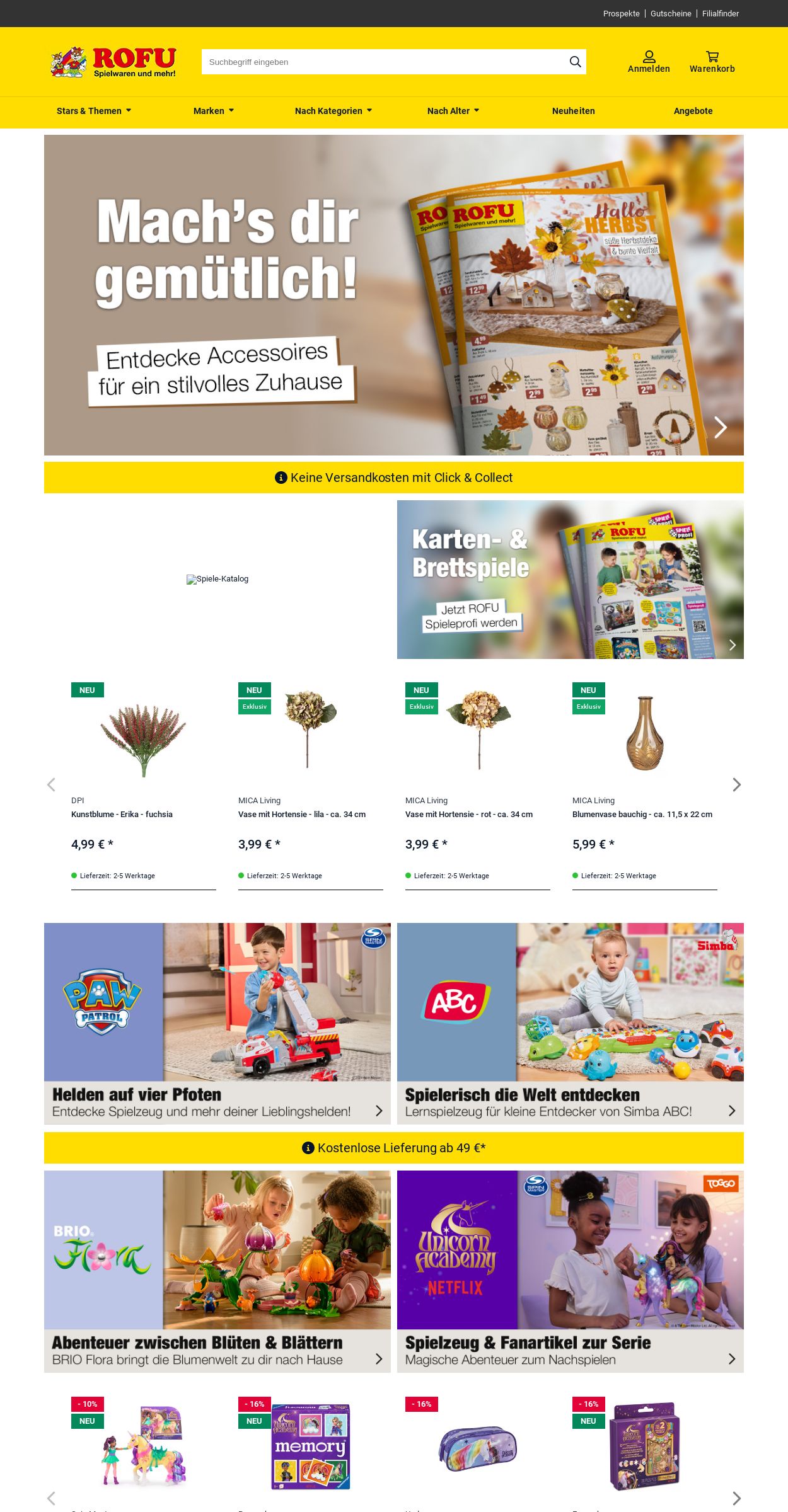Prospekt Rofu Kinderland 01.09.2025 - 10.09.2025