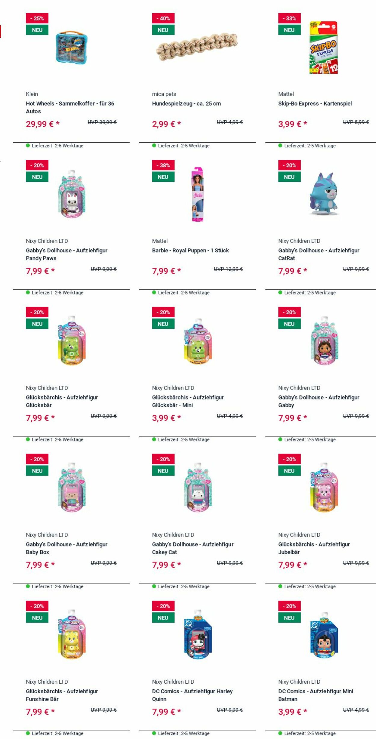 Prospekt Rofu Kinderland 29.12.2025 - 07.01.2026