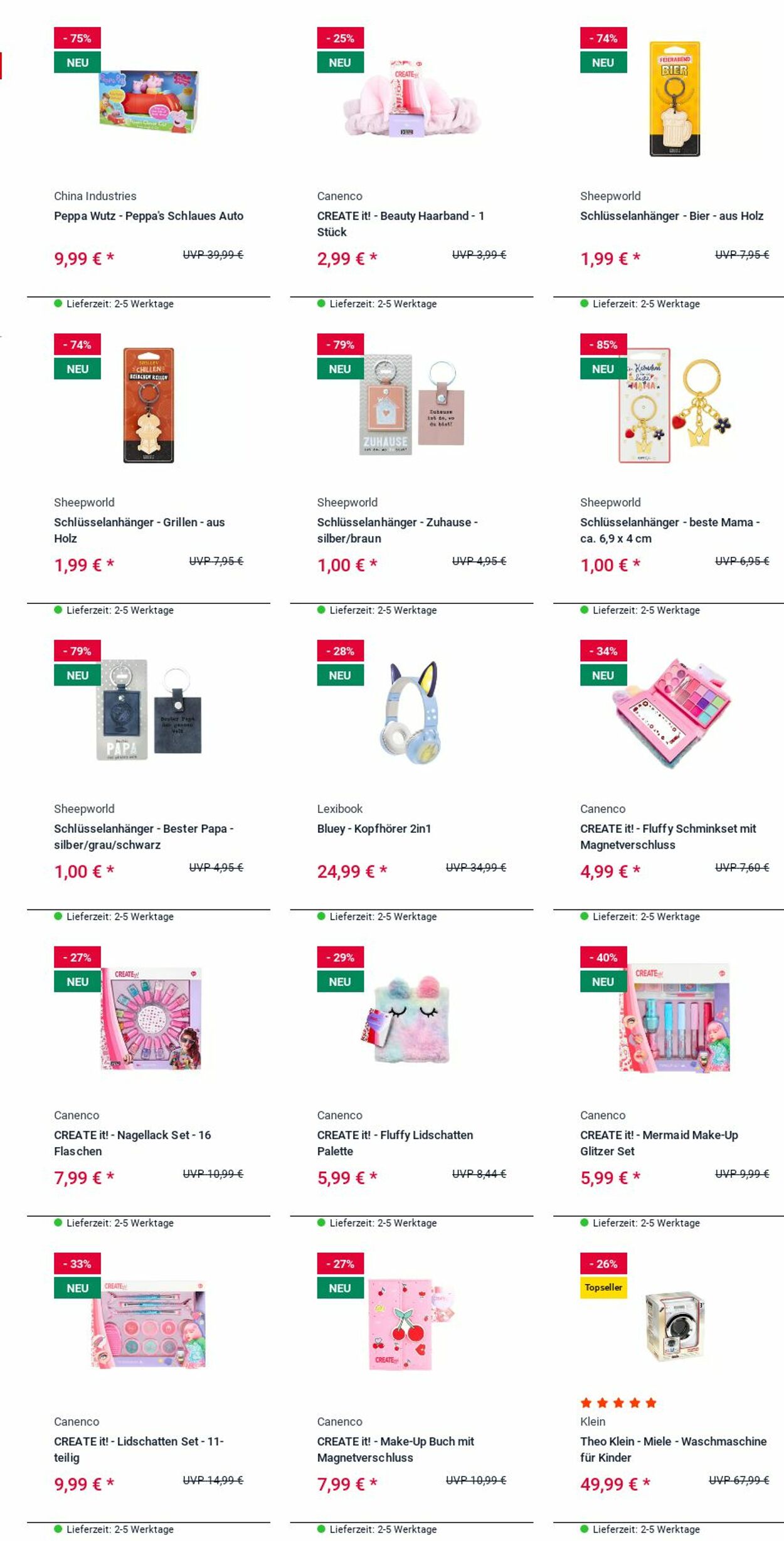 Prospekt Rofu Kinderland 29.12.2025 - 07.01.2026