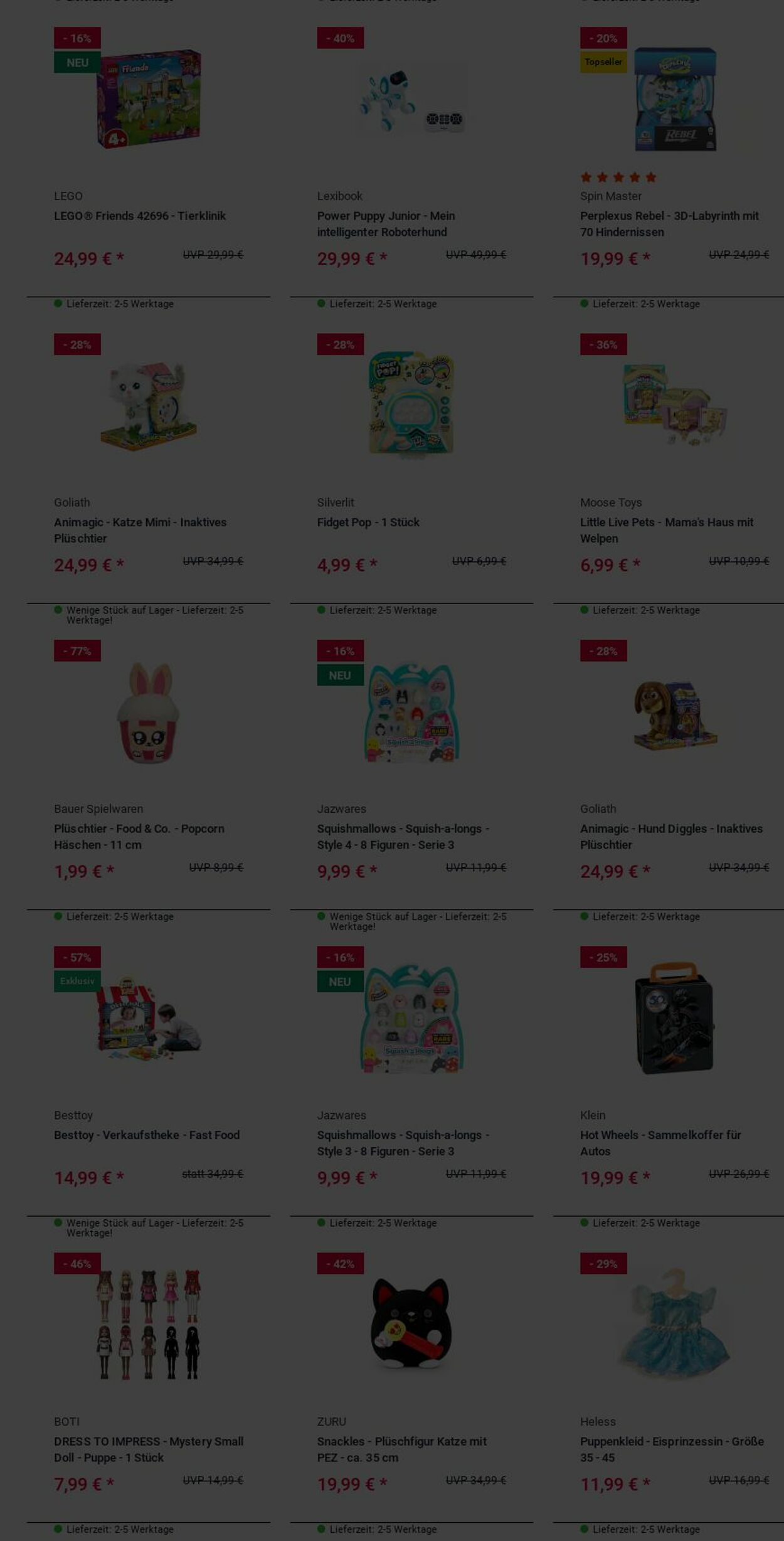 Prospekt Rofu Kinderland 29.12.2025 - 07.01.2026