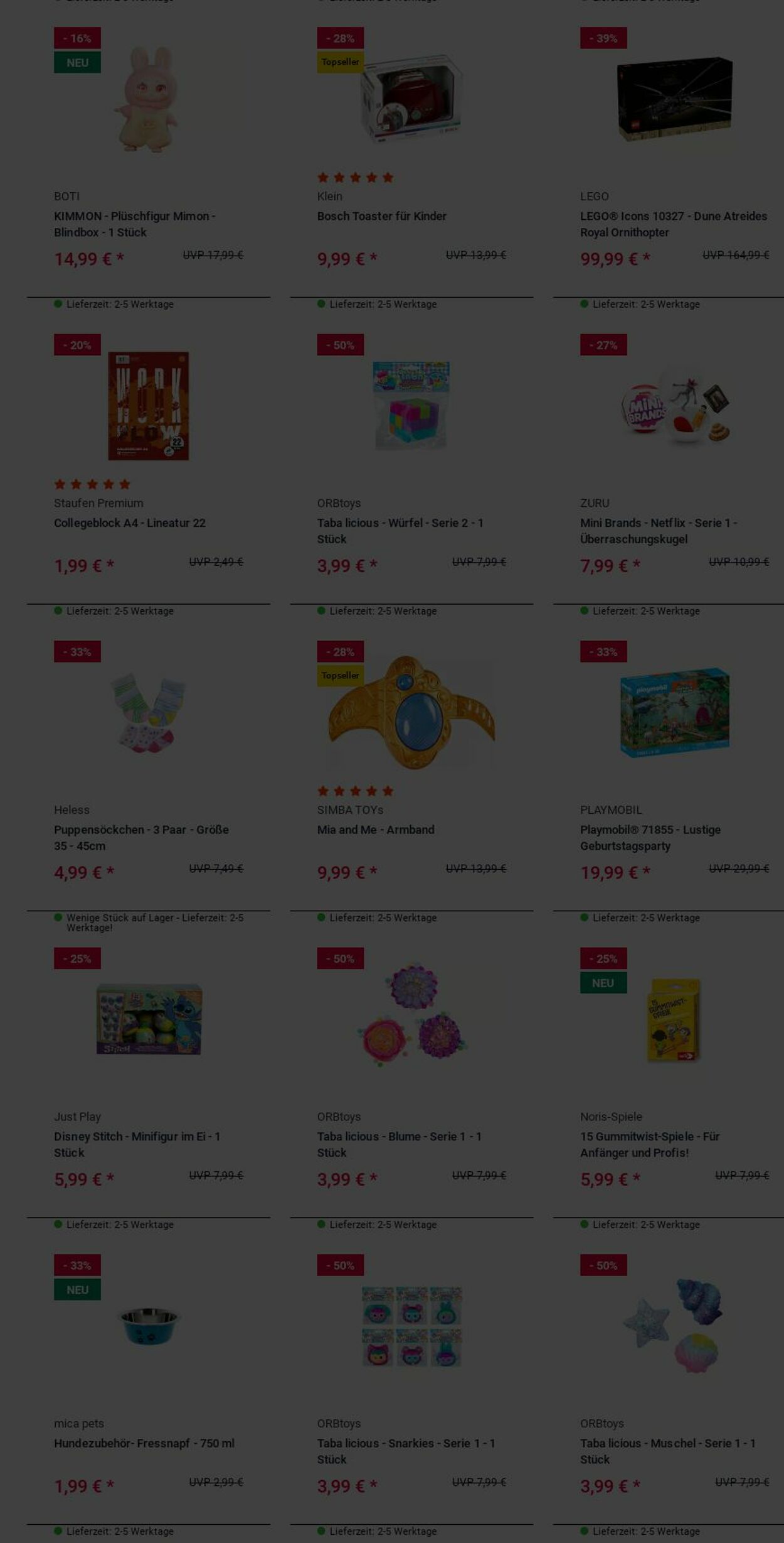 Prospekt Rofu Kinderland 29.12.2025 - 07.01.2026