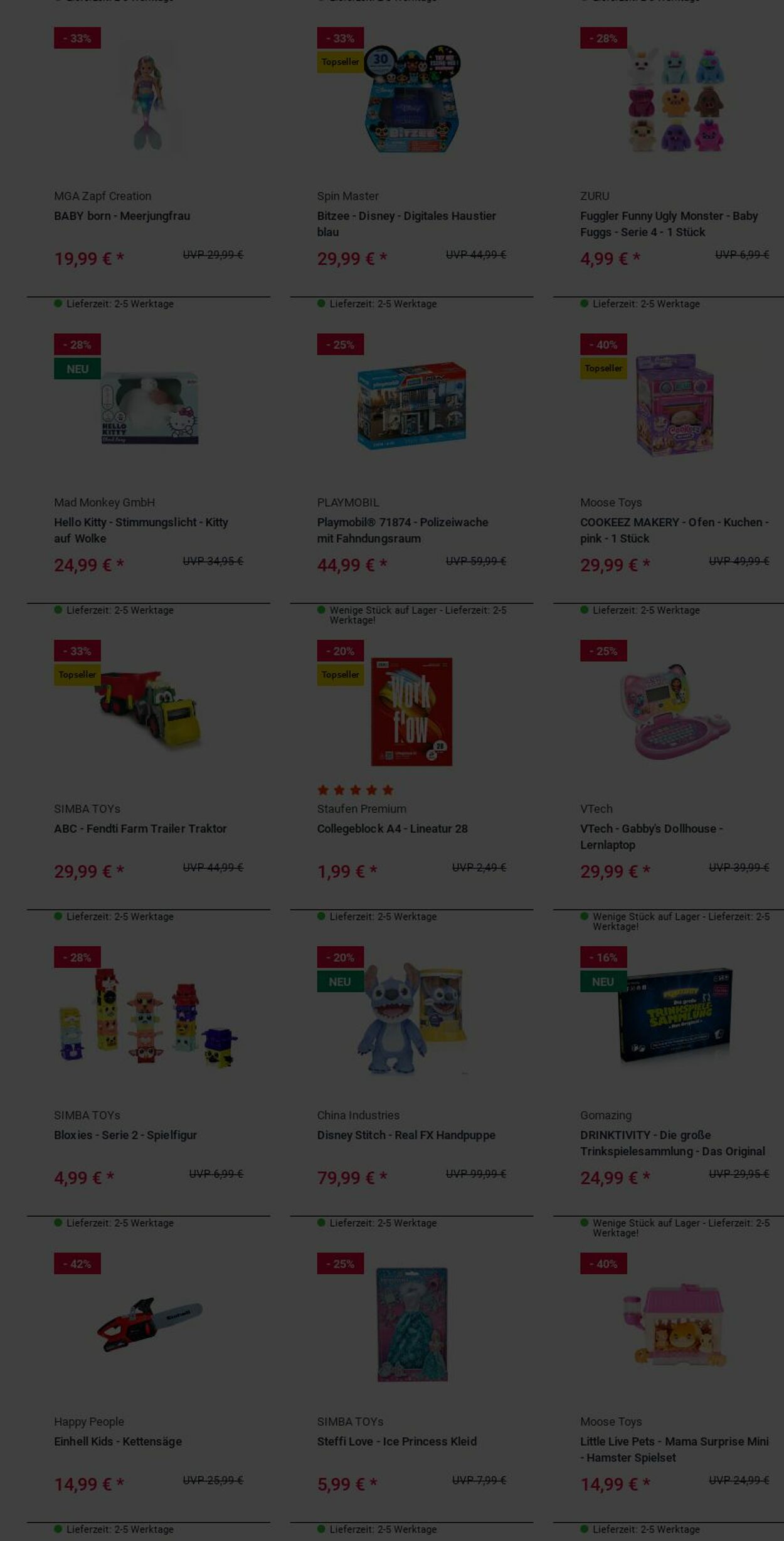 Prospekt Rofu Kinderland 29.12.2025 - 07.01.2026