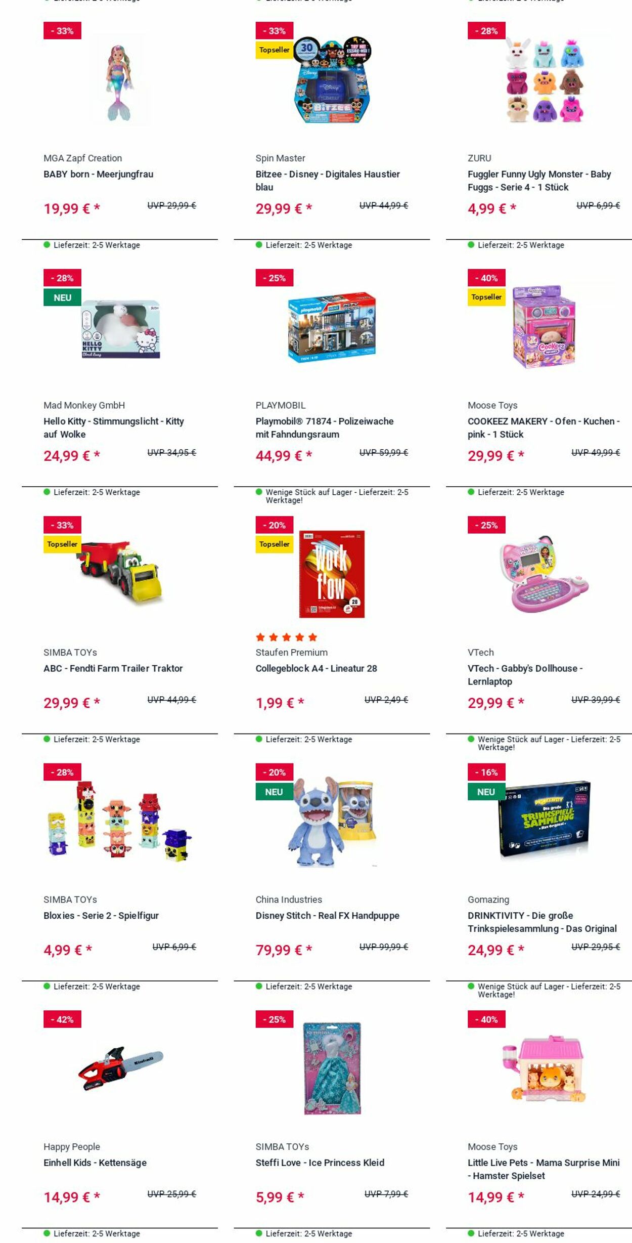 Prospekt Rofu Kinderland 29.12.2025 - 07.01.2026