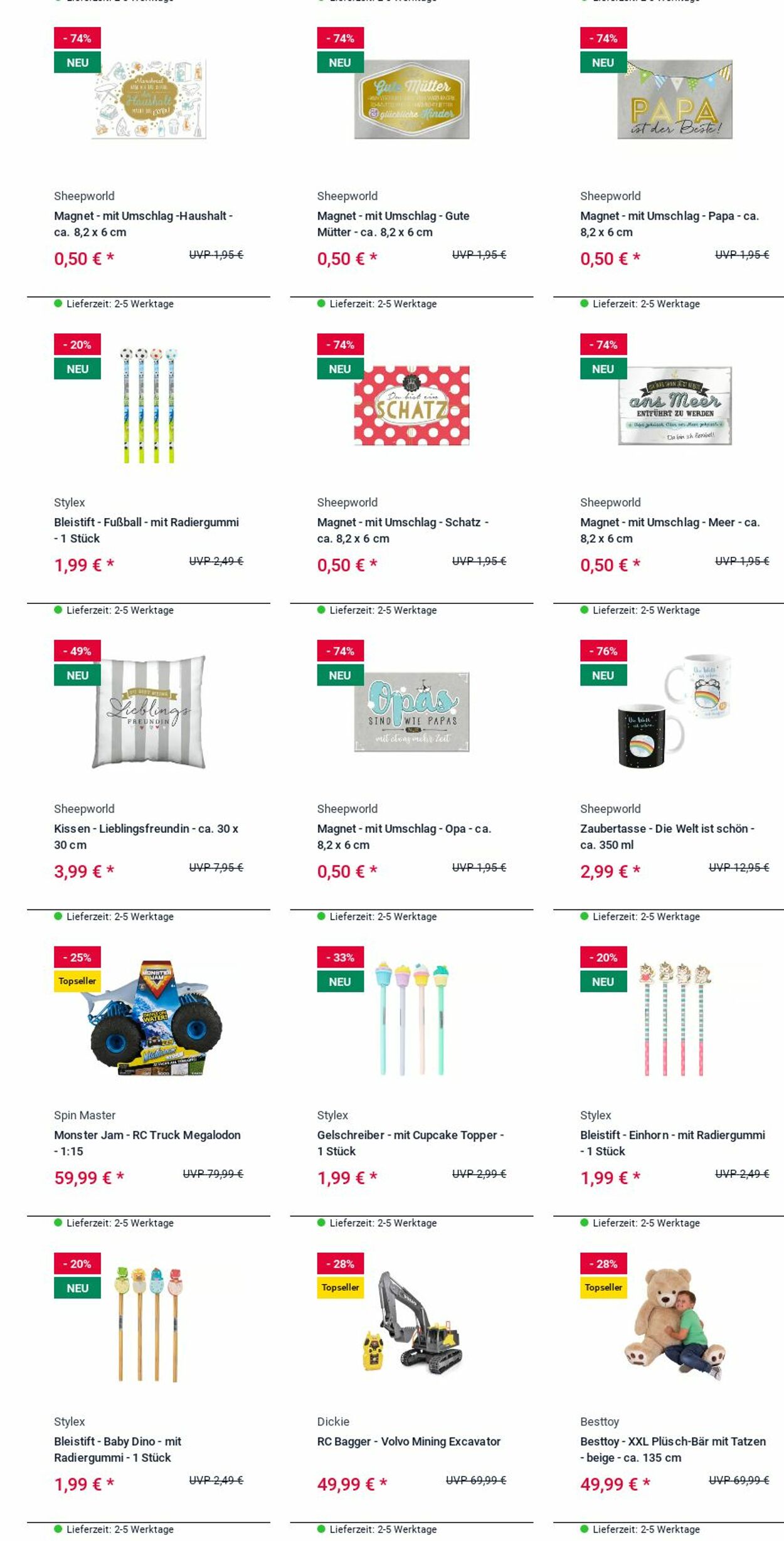 Prospekt Rofu Kinderland 29.12.2025 - 07.01.2026