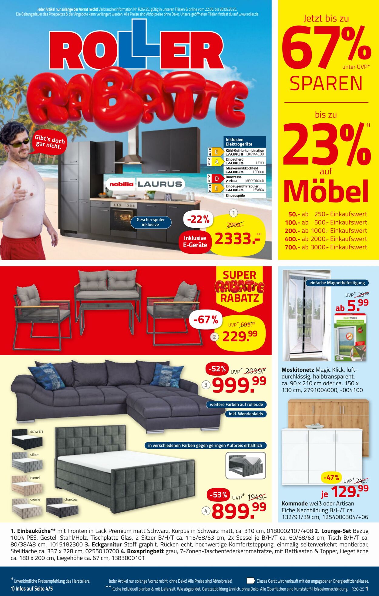 Prospekt Roller 22.06.2025 - 28.06.2025