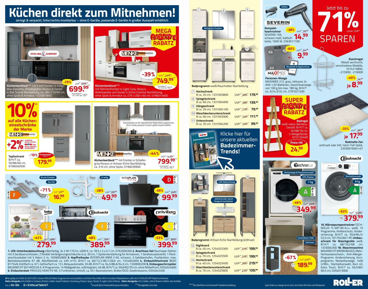 Prospekt Roller 06.07.2025 - 19.07.2025