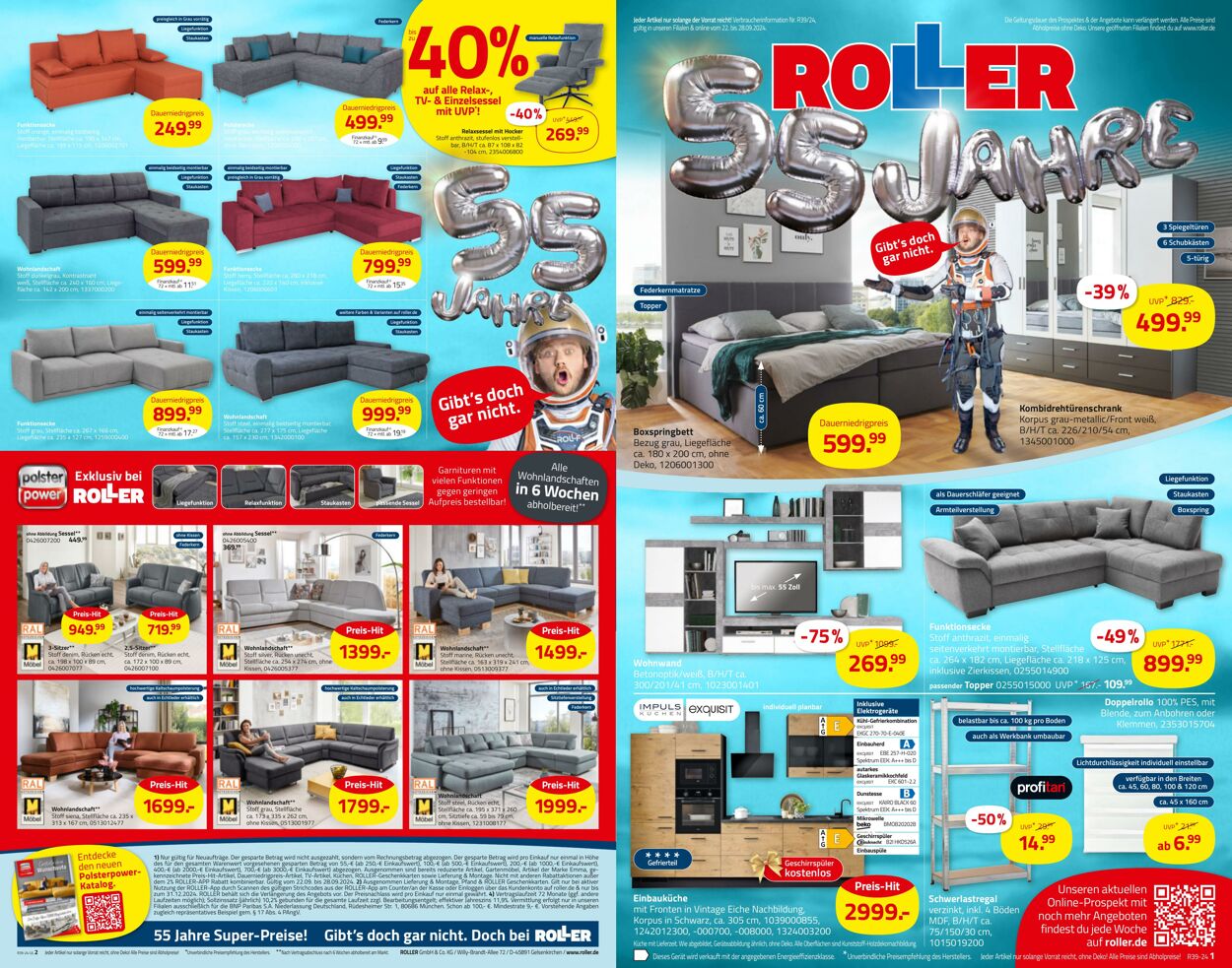 Prospekt Roller 22.09.2024 - 28.09.2024