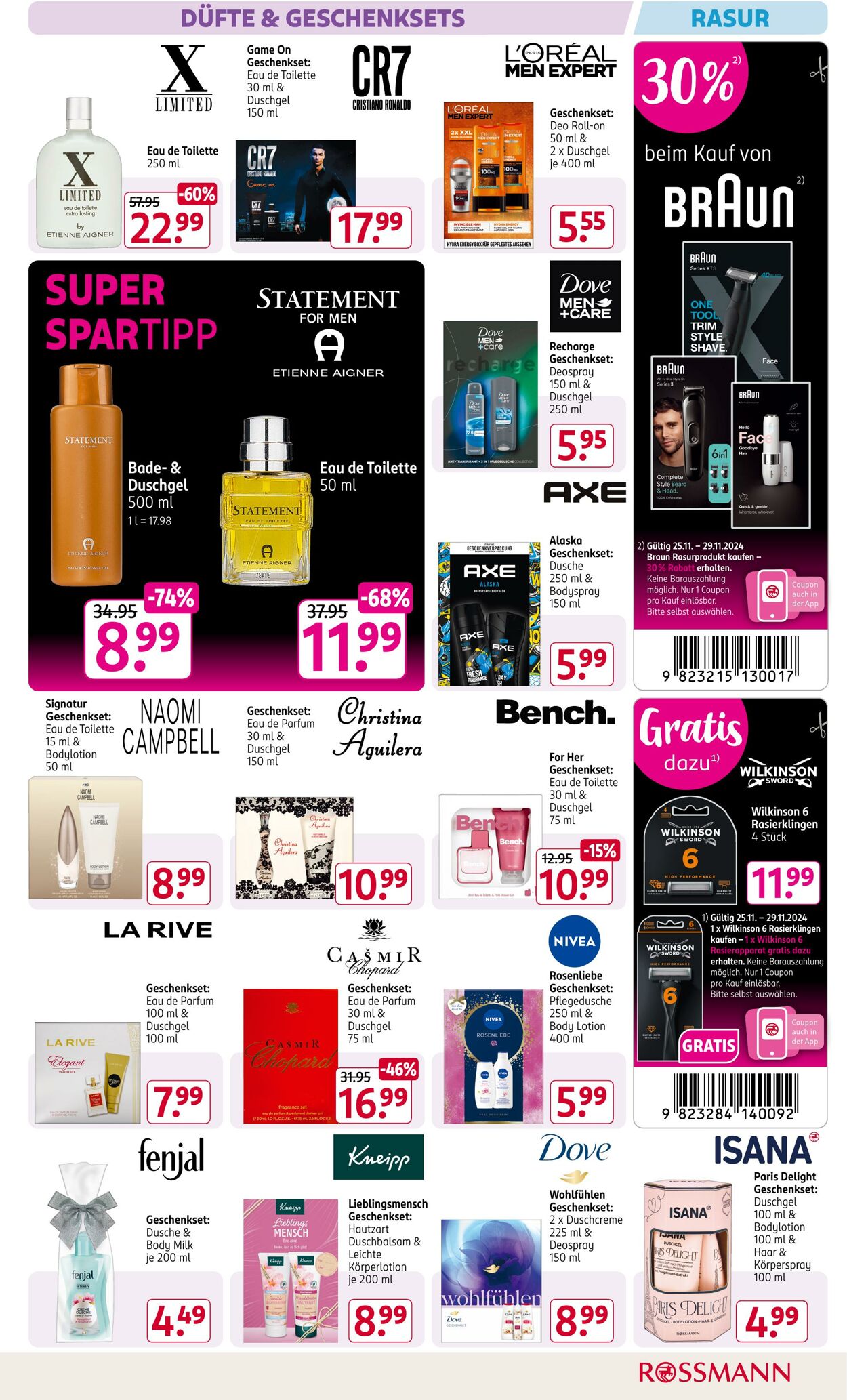 Prospekt Rossmann 25.11.2024 - 29.11.2024