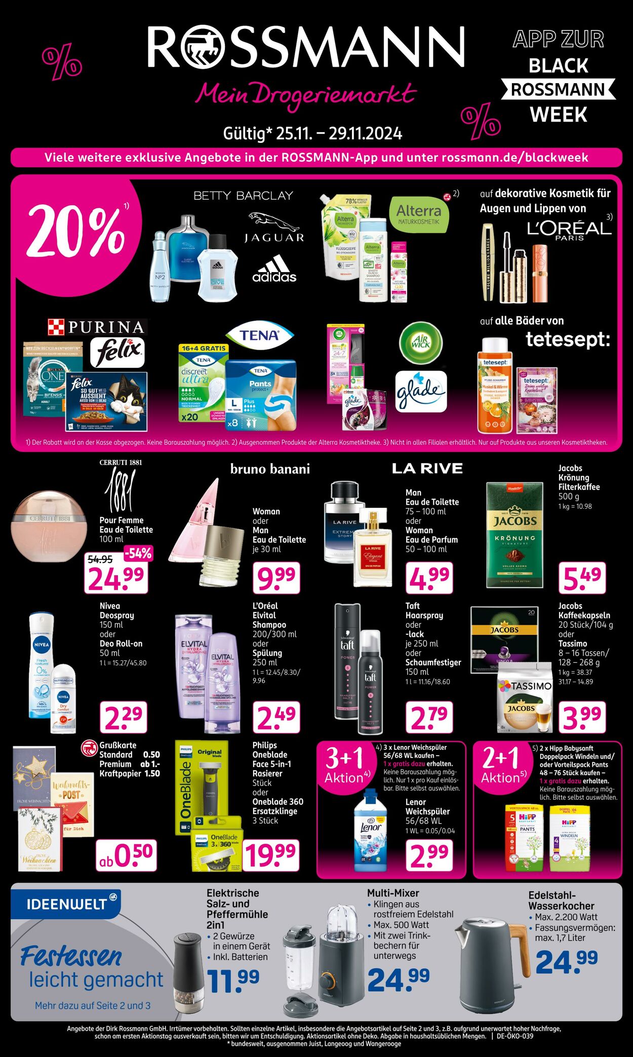 Prospekt Rossmann 25.11.2024 - 29.11.2024