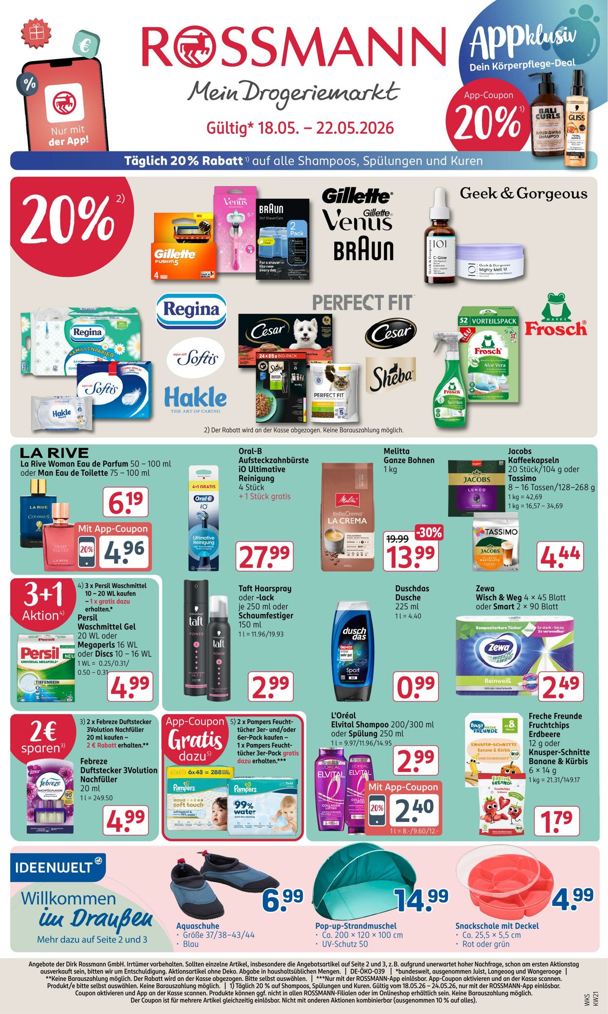 Prospekt Rossmann 18.05.2026 - 23.05.2026