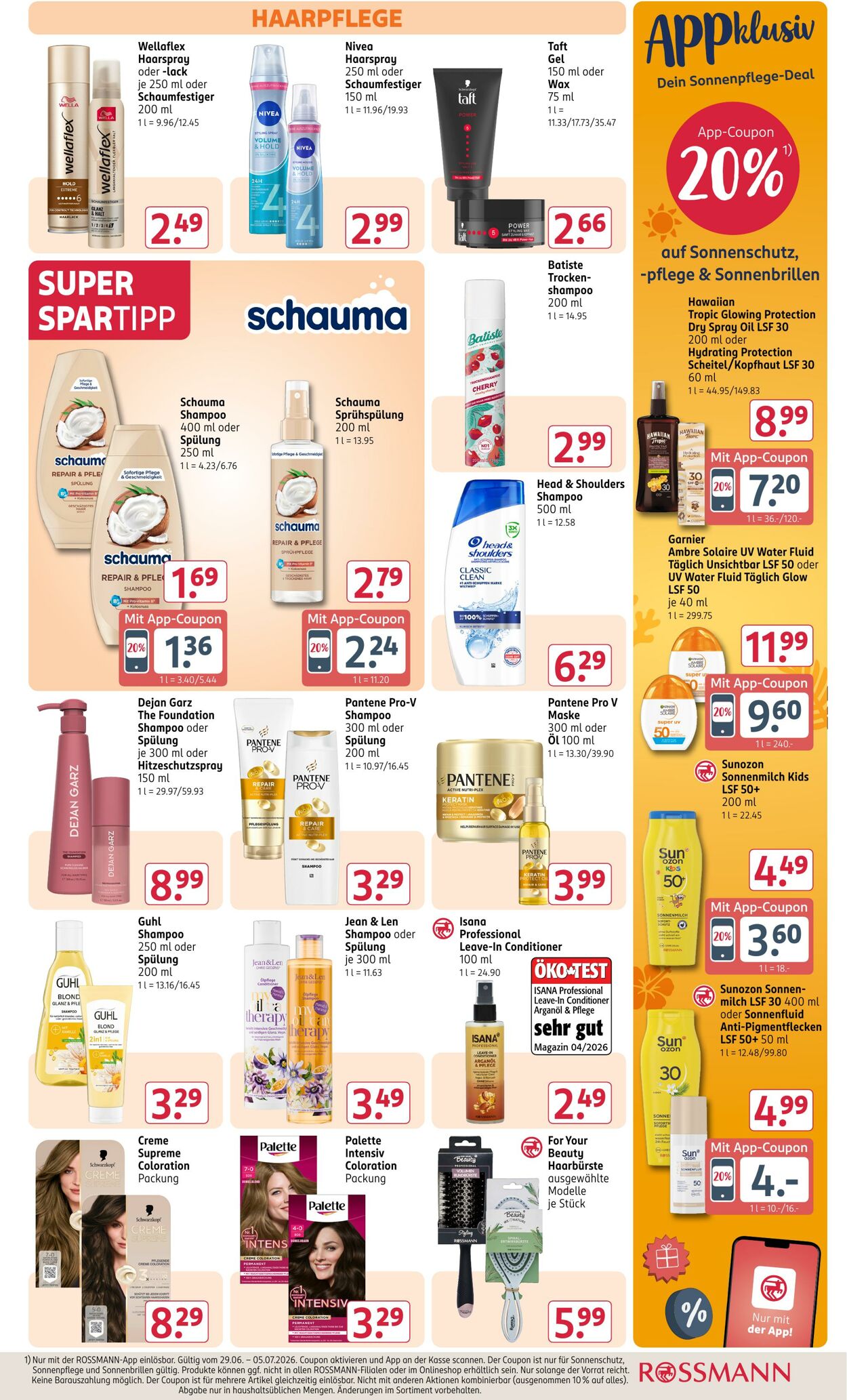Prospekt Rossmann 29.06.2026 - 04.07.2026