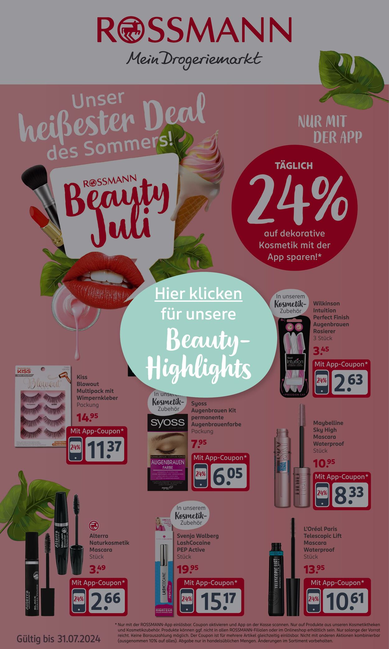 Prospekt Rossmann 15.07.2024 - 19.07.2024