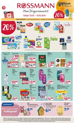 Prospekt Rossmann 23.03.2026 - 28.03.2026